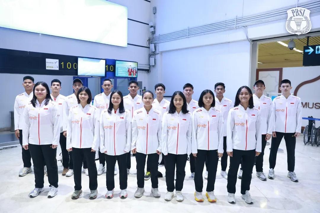 印尼青年队出发印度世青赛 ​​​