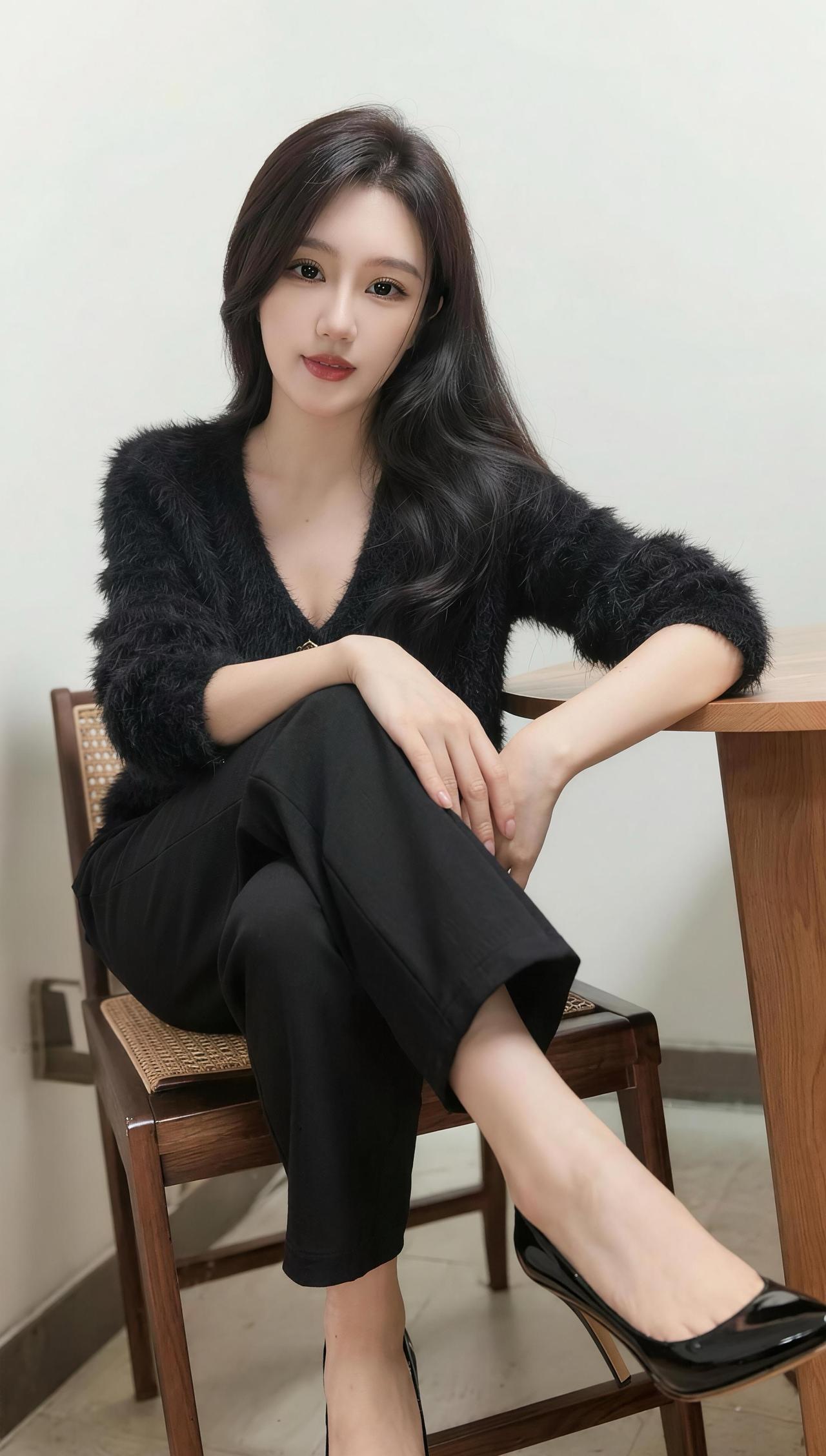 黑系优雅写真 抖音ai创作