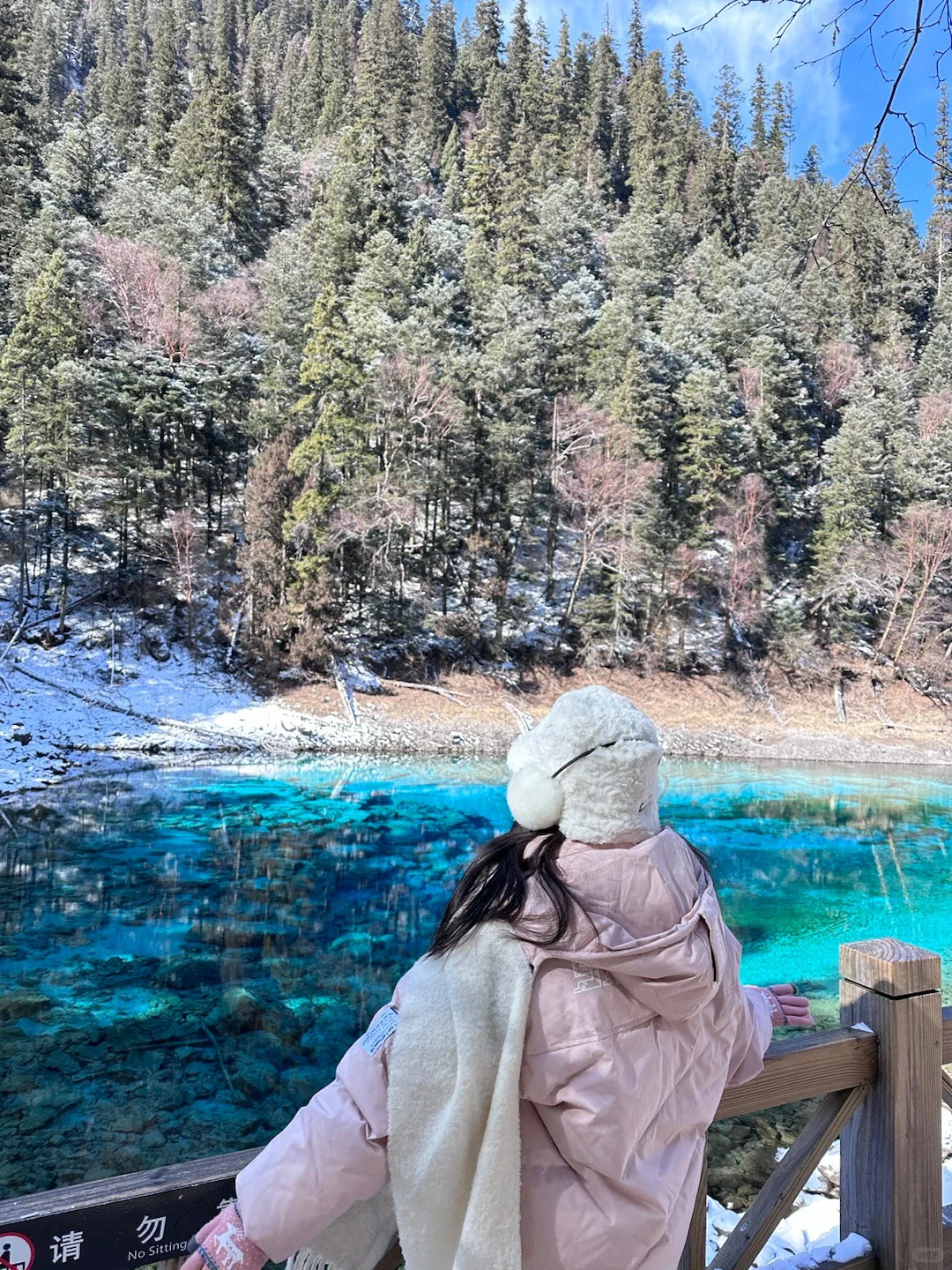 淡季去九寨沟看雪，高铁2天时间拿下