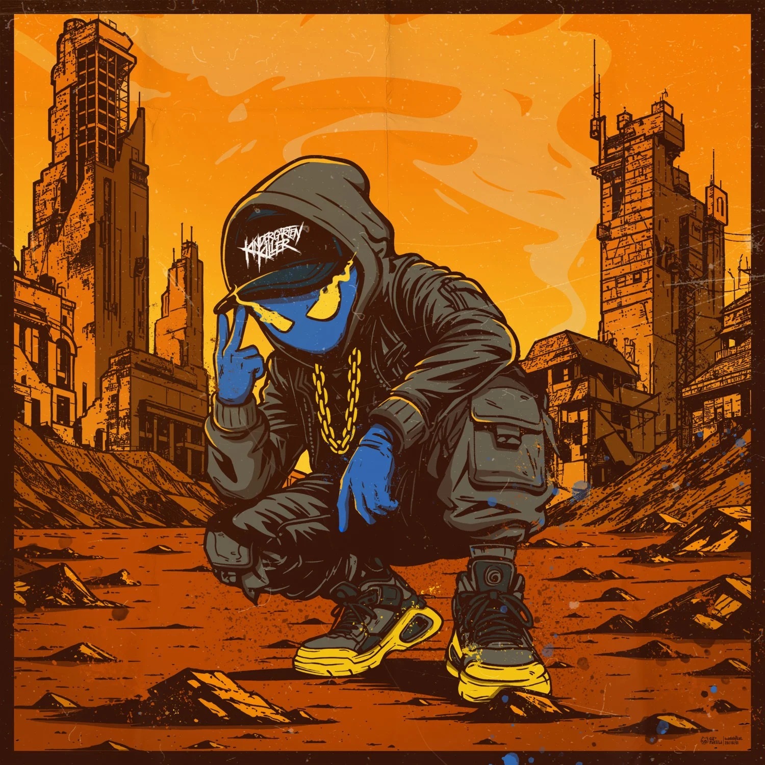 还有狠货啊🔥幼稚园杀手无预警发布新专辑《荒芜星球》！你最喜欢哪首歌？幼稚园杀手