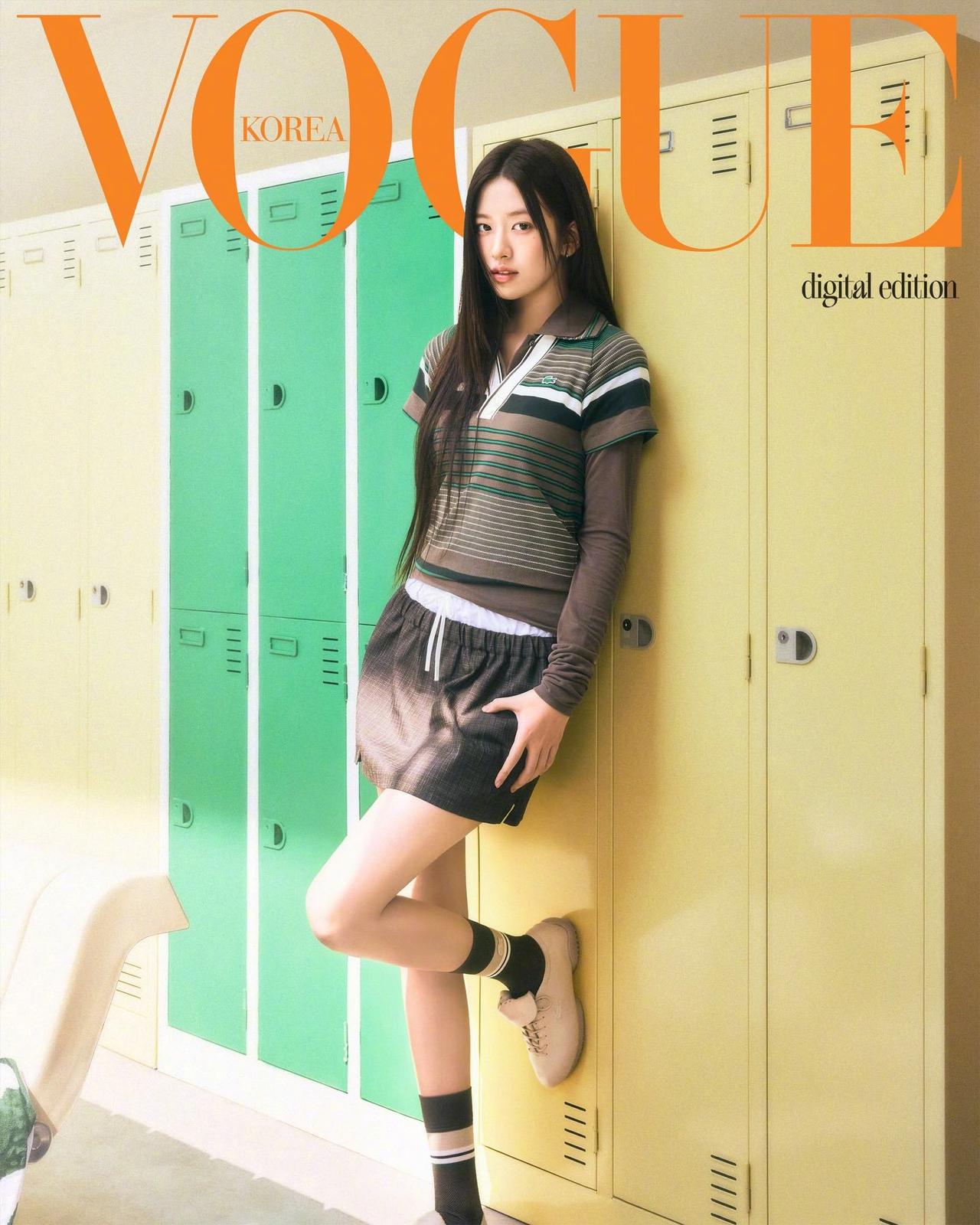 【Theqoo】《Vogue Korea》安宥真 x Lacoste 2026春