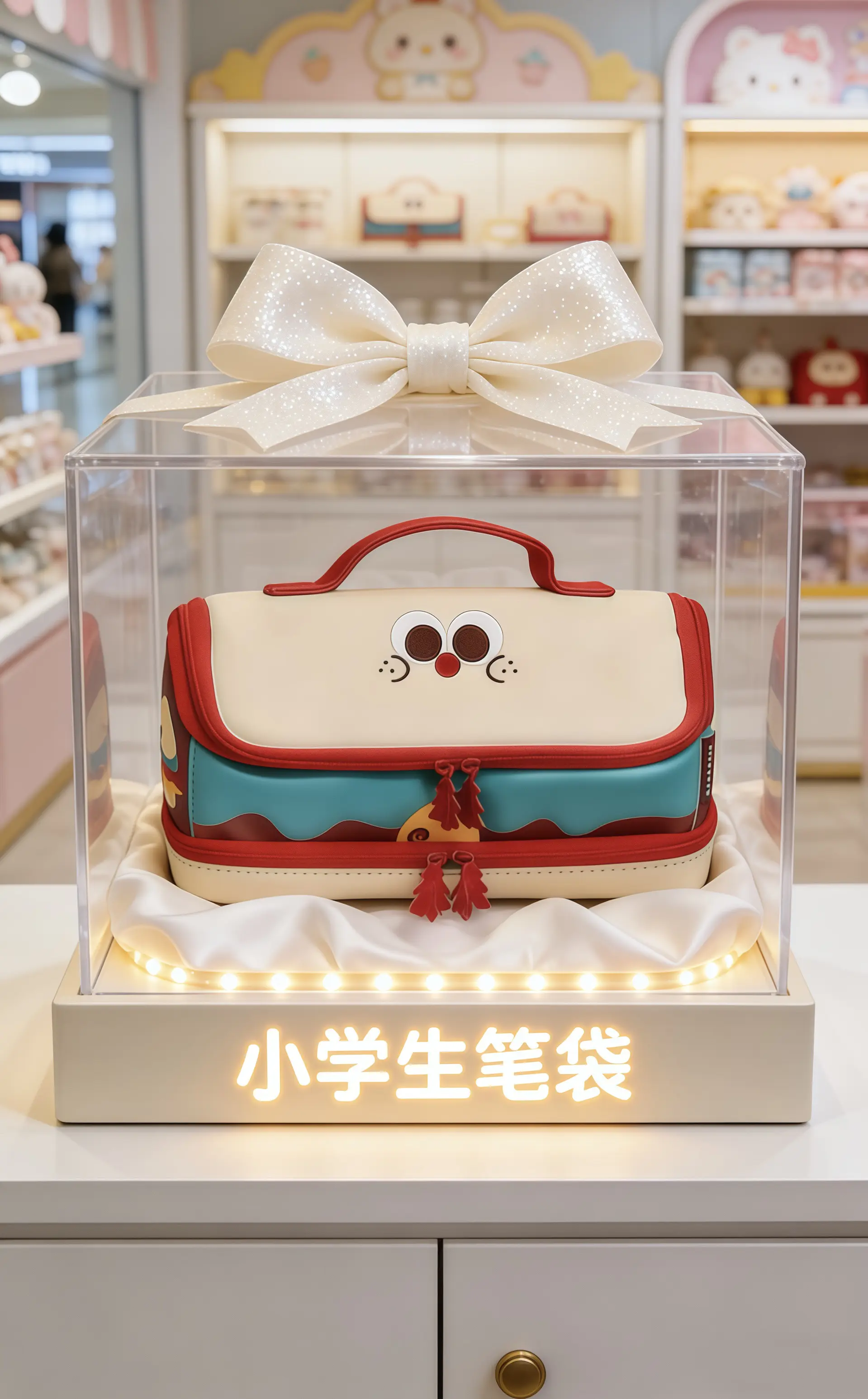 这个小房子笔袋也太萌了吧！立体的房子造型，看起来小巧，其实很能装哦！像...