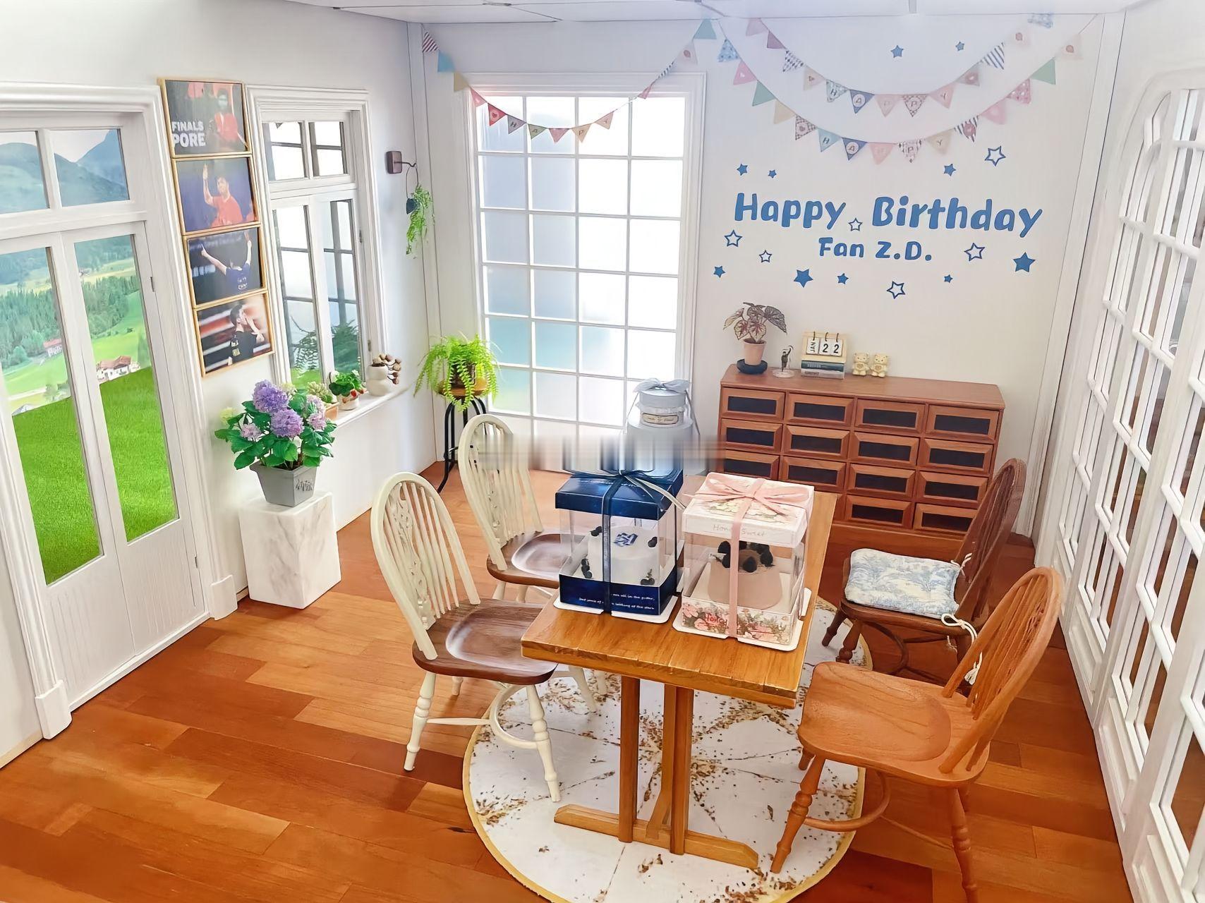 来自🫘【樊🌟】的个人专属樊振东套房！真的是有心且有实力球迷们都好优秀啊！谁看