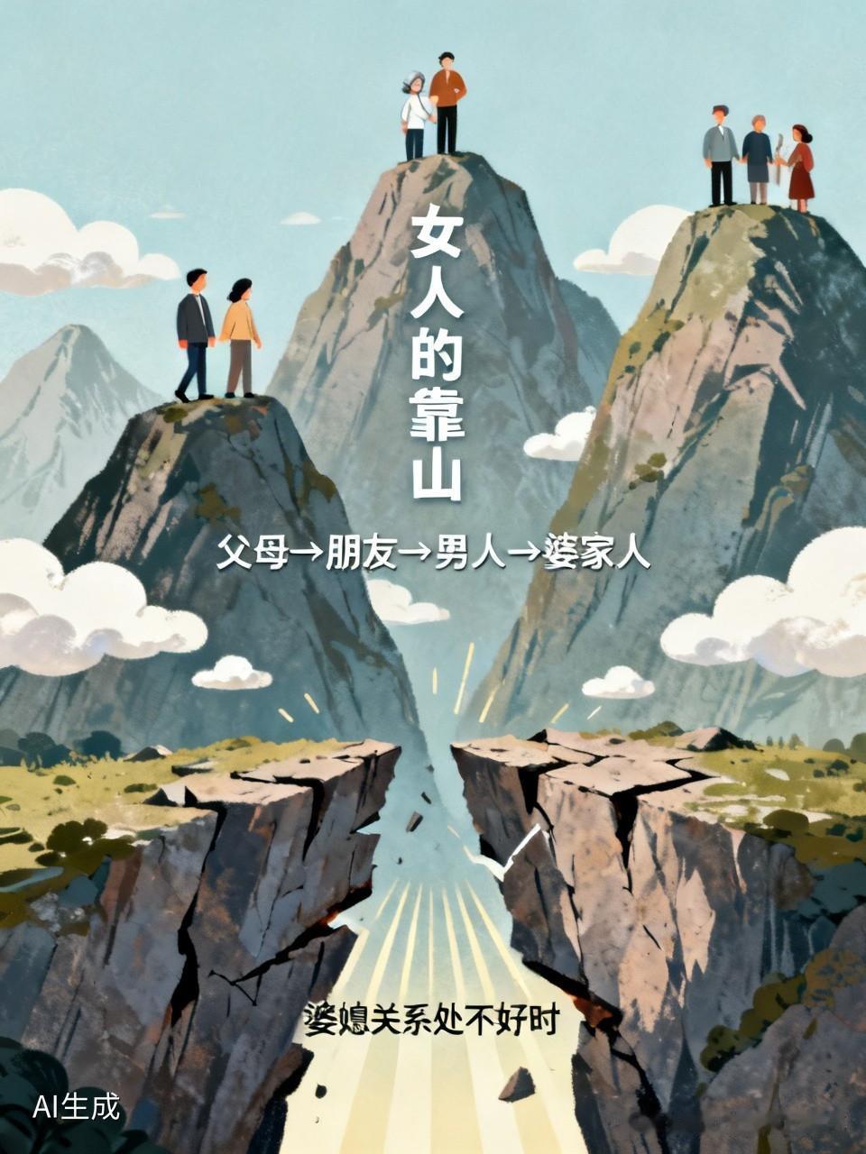 都说女人没嫁人靠父母，
父母告诉我们
出门在外靠朋友，
谈恋爱后
总觉得男人可靠