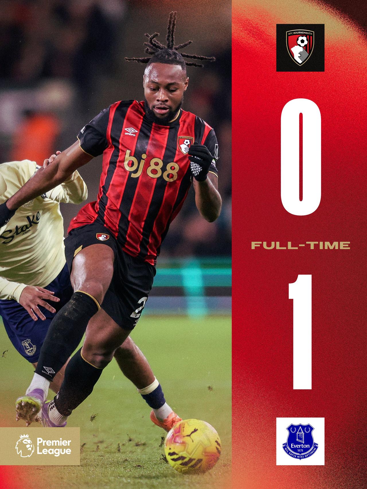 【伯恩茅斯被打回现实】英超第14轮，格拉利什一锤定音，伯恩茅斯主场0-1负于埃弗