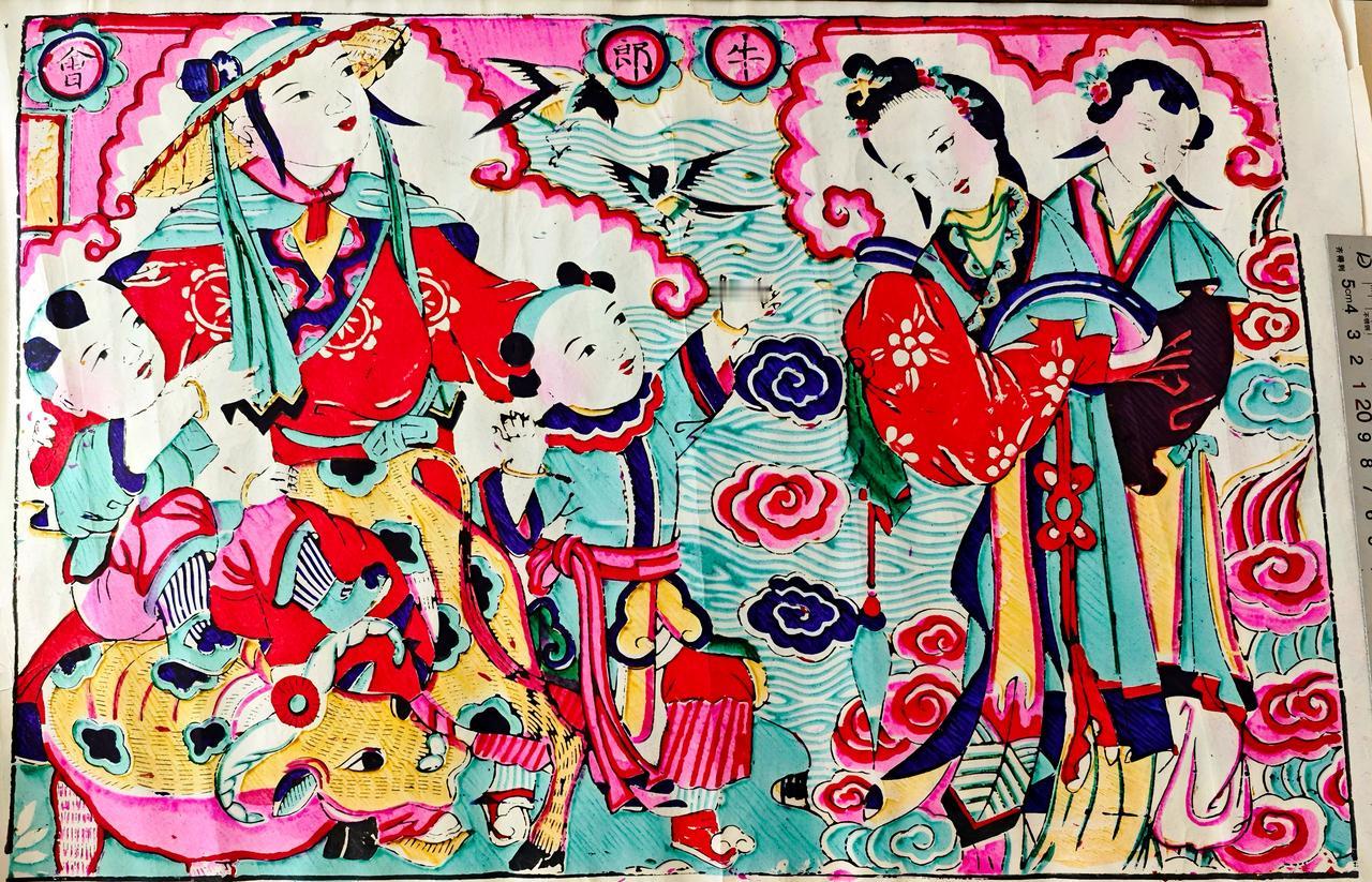 怀旧年画欣赏：藏在大红大绿里的旧时光
 
在我的收藏里，最让我魂牵梦绕的，莫过于