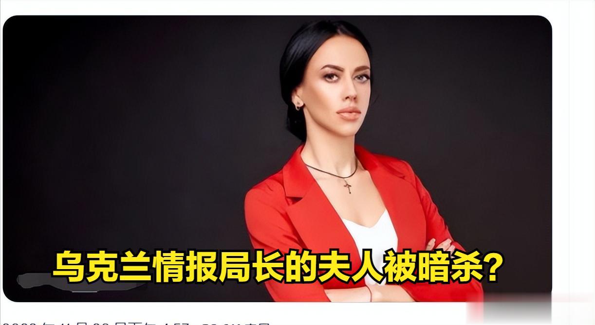 特别消息，疑似被暗杀，乌克兰军事情报局局长布达诺夫的妻子玛丽安娜·布达诺娃中毒身