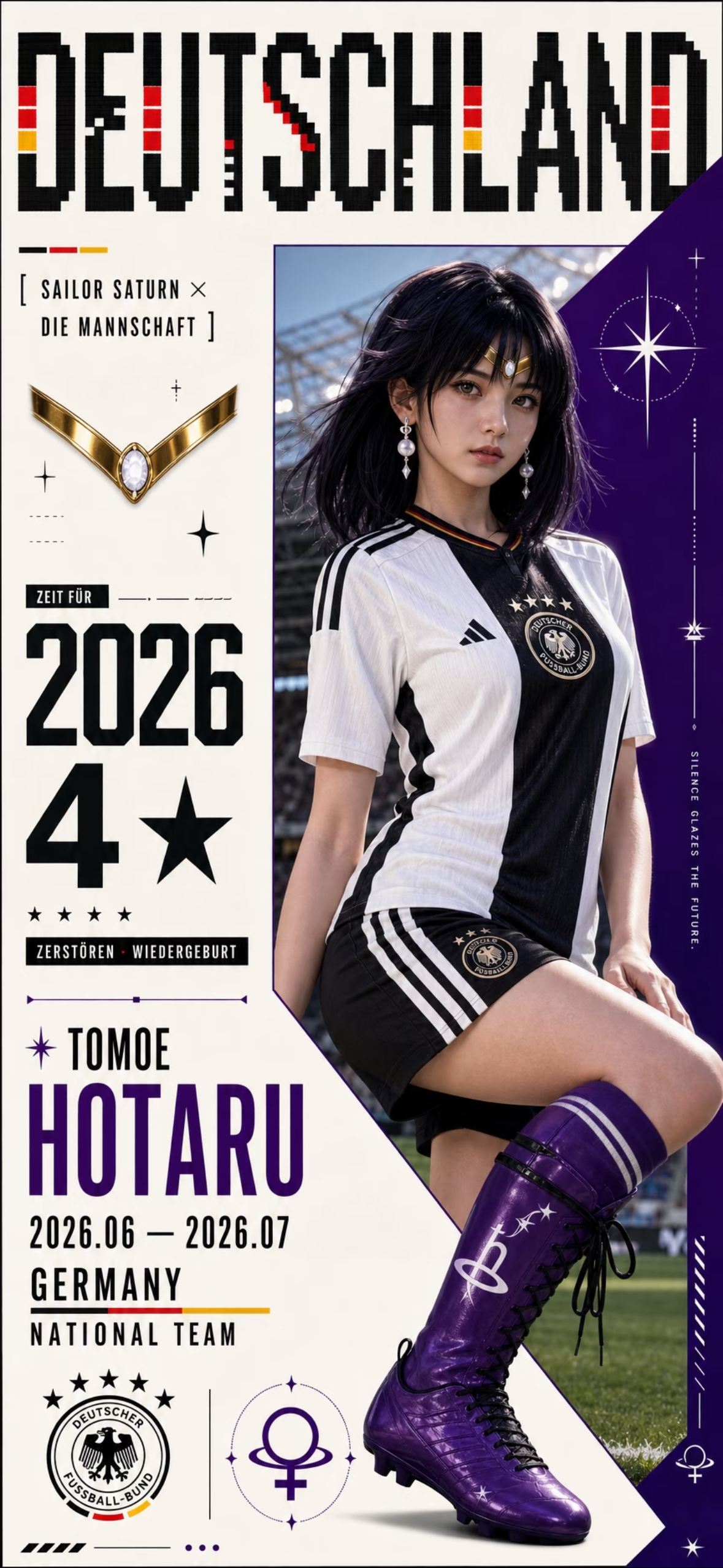 世界杯x水冰月梦幻联动🌙✨⚽燃爆了～五战士化身各国女足夕+德阿法西巴全套！！跨