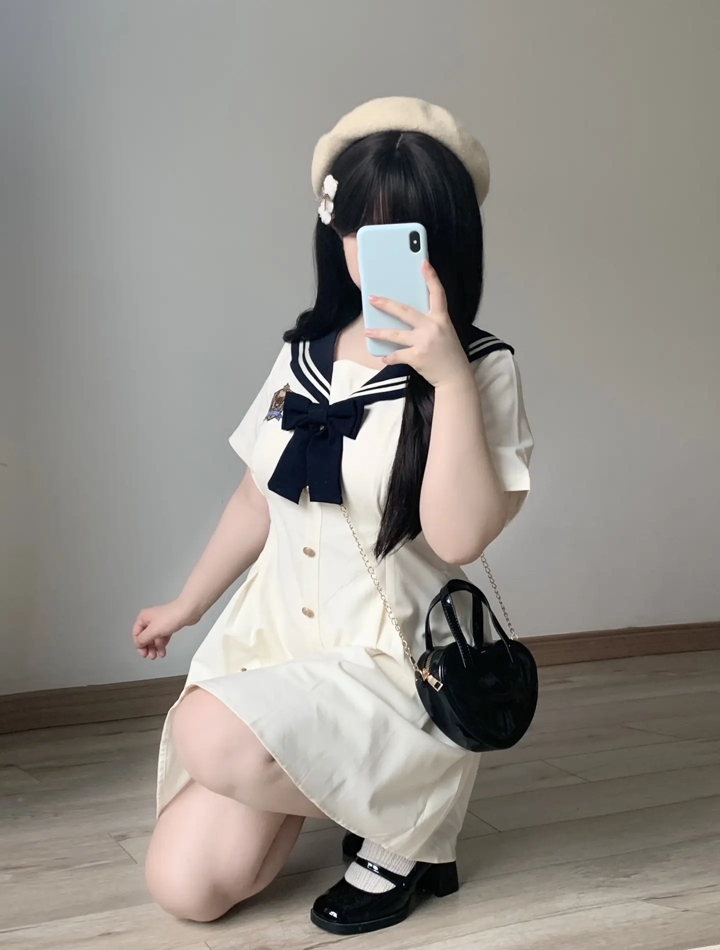 海军领的小裙子～