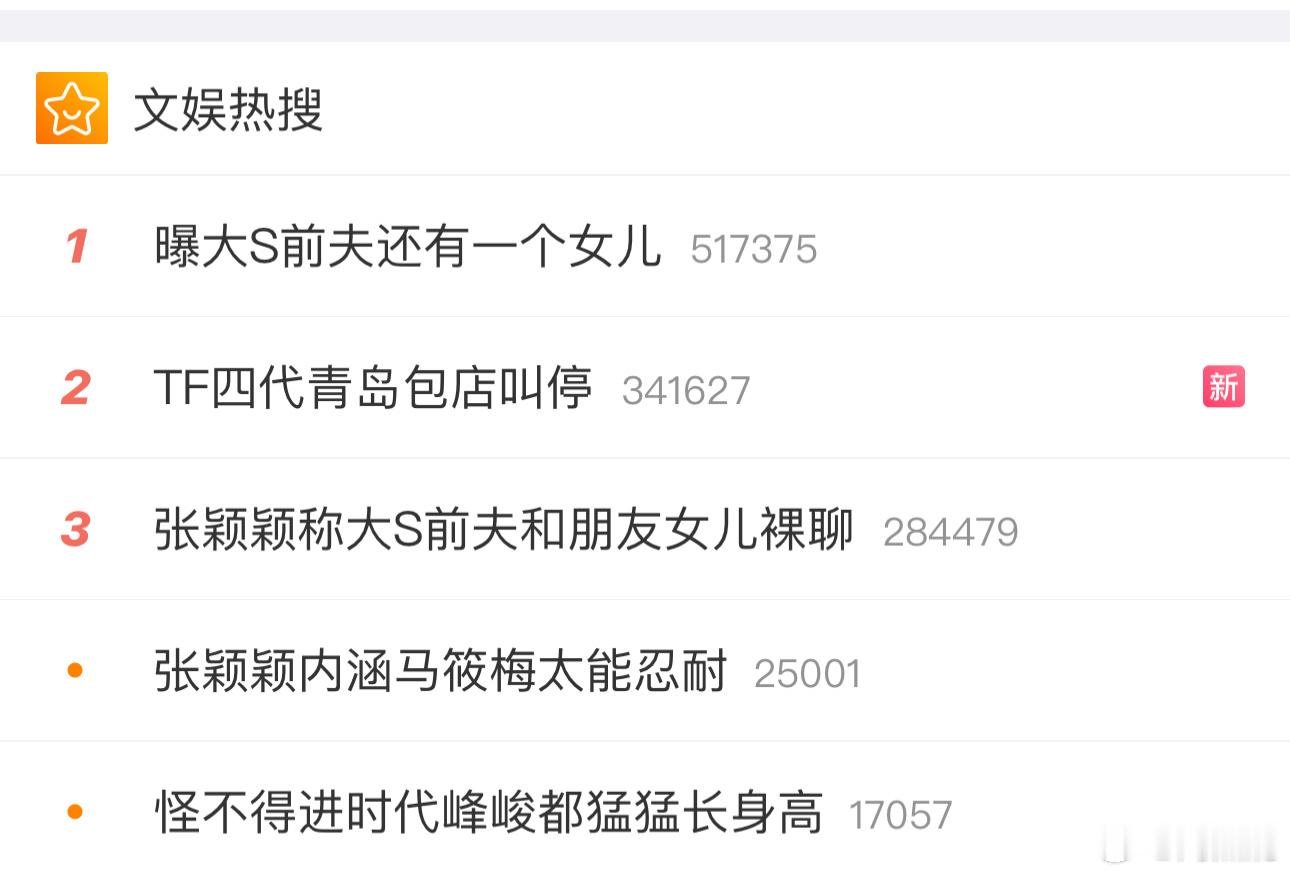 汪小菲这几个字现在是不能上热搜了吗？怎么都是“大S前夫”？热搜上这两天又全是他，