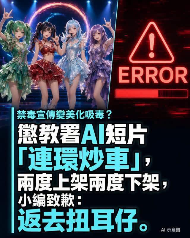 Ai片子制作得不错，原意想做一个大反差，结果反而尴尬了，高Sir认为各部门应该要