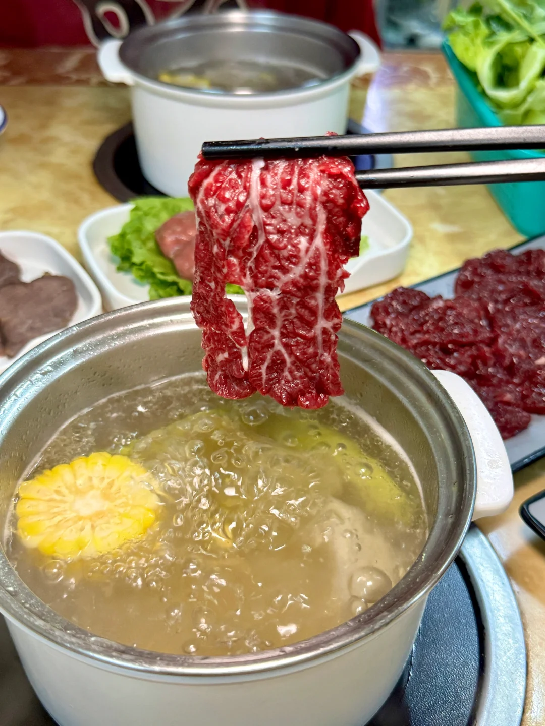 四五点满座‼️门口停满粤V…吃牛肉还得选老店