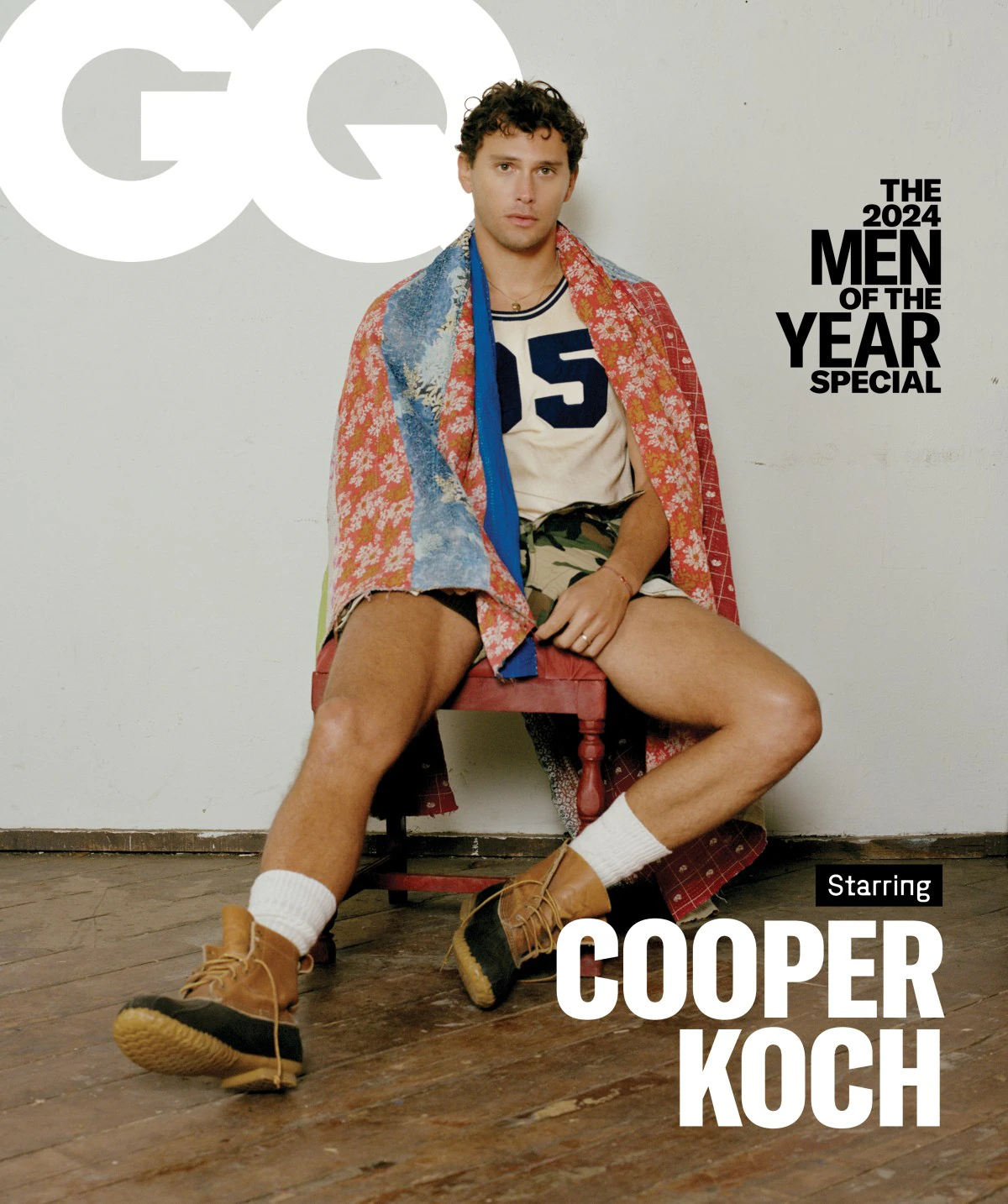 Cooper Koch 登上《GQ》杂志澳大利亚版专访里，Cooper Koch