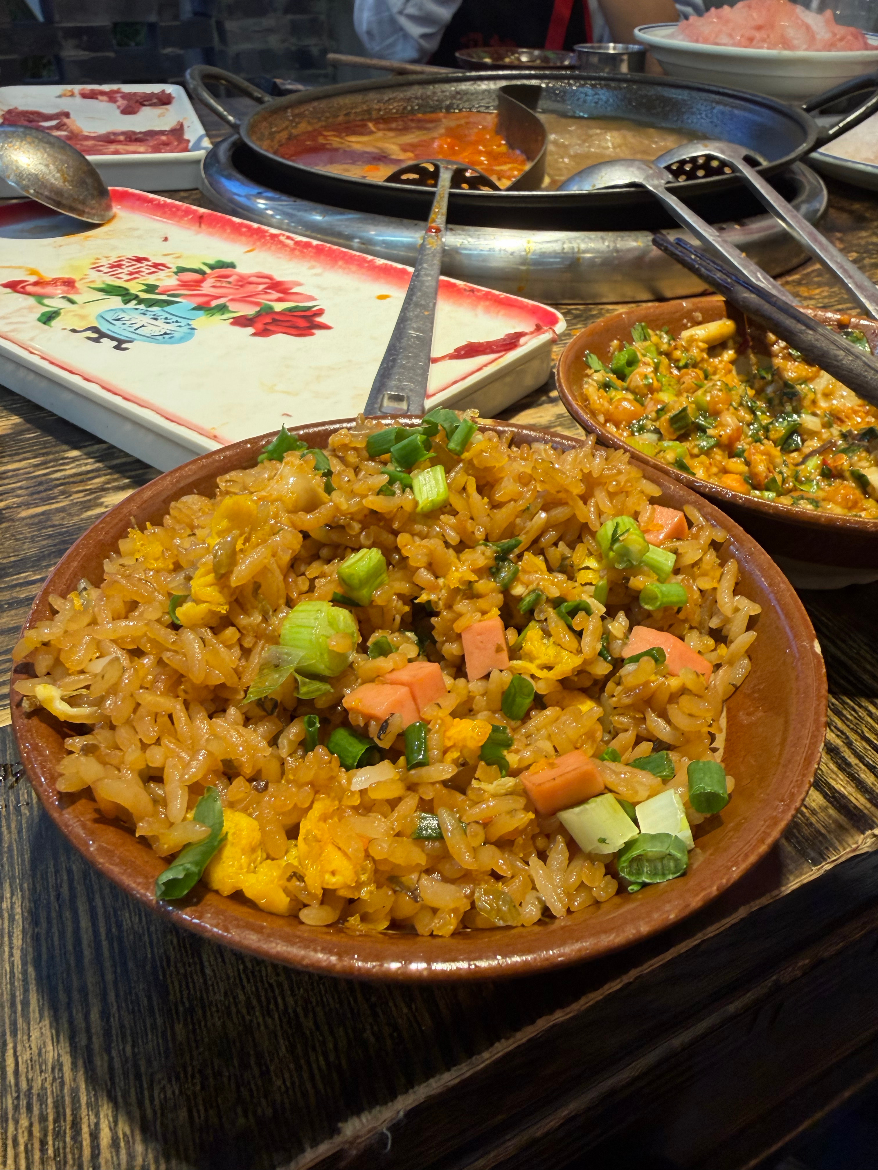 蛋炒饭和火锅巨搭！！ 