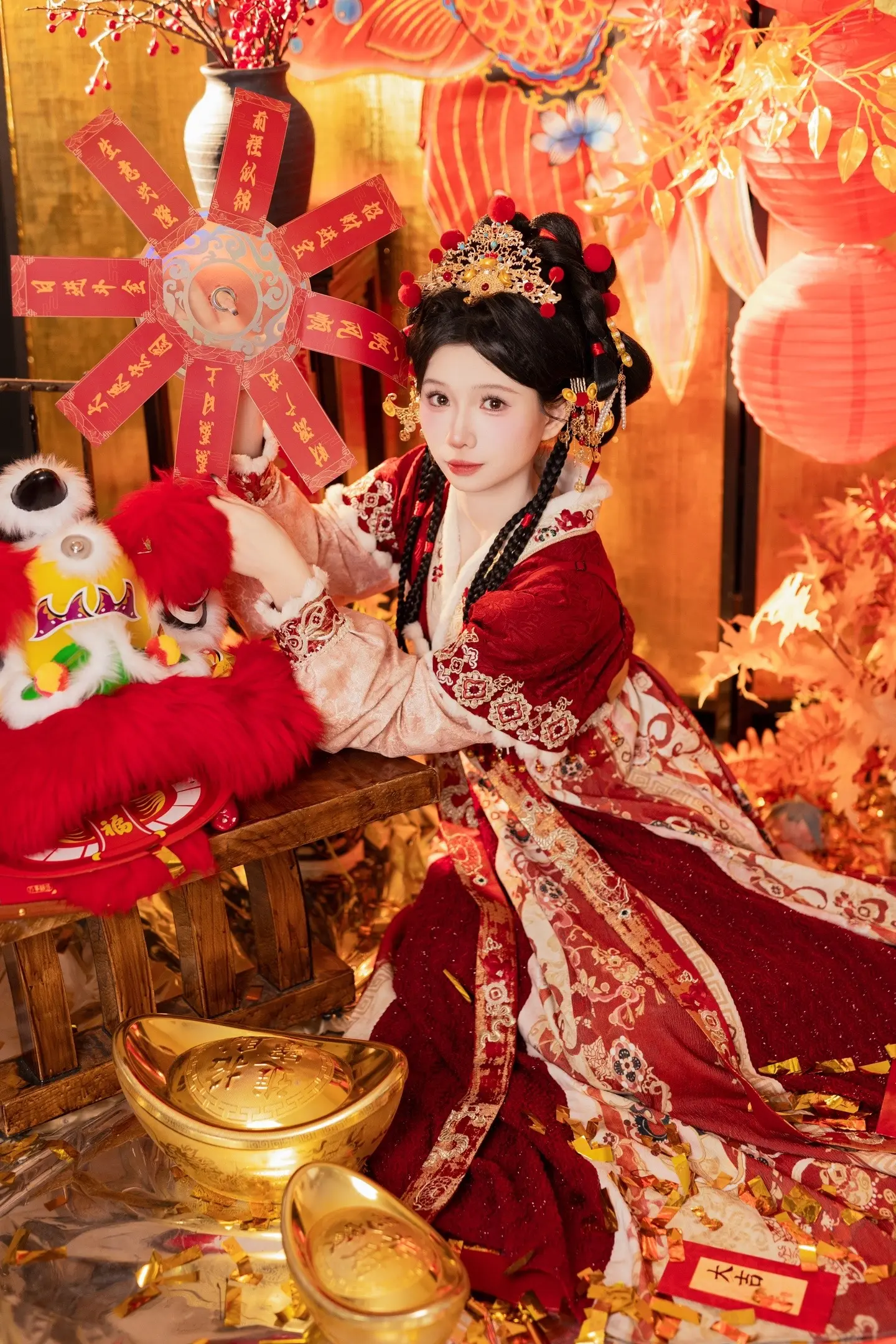 “新年到，小财神来咯”
