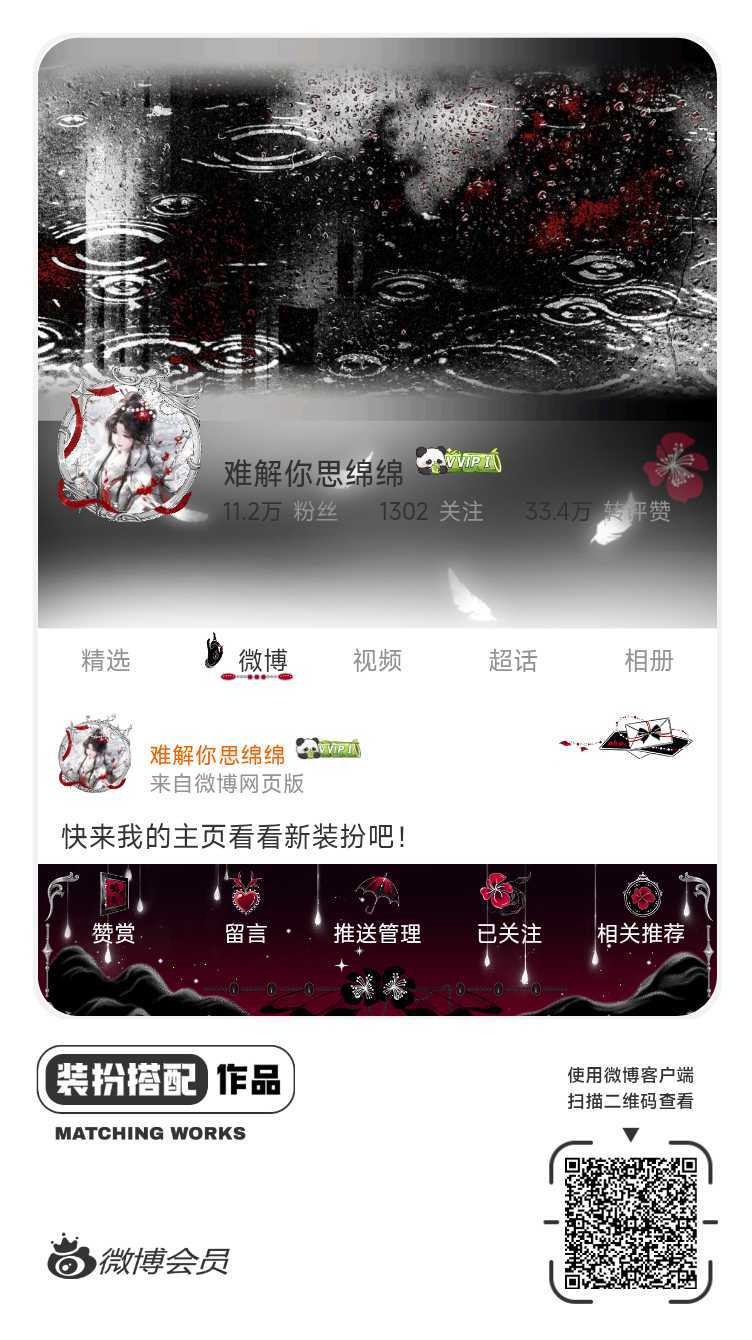 我刚刚完成了一套全新微博装扮搭配！超有个性！快来围观，一起分享装扮灵感吧~网页链