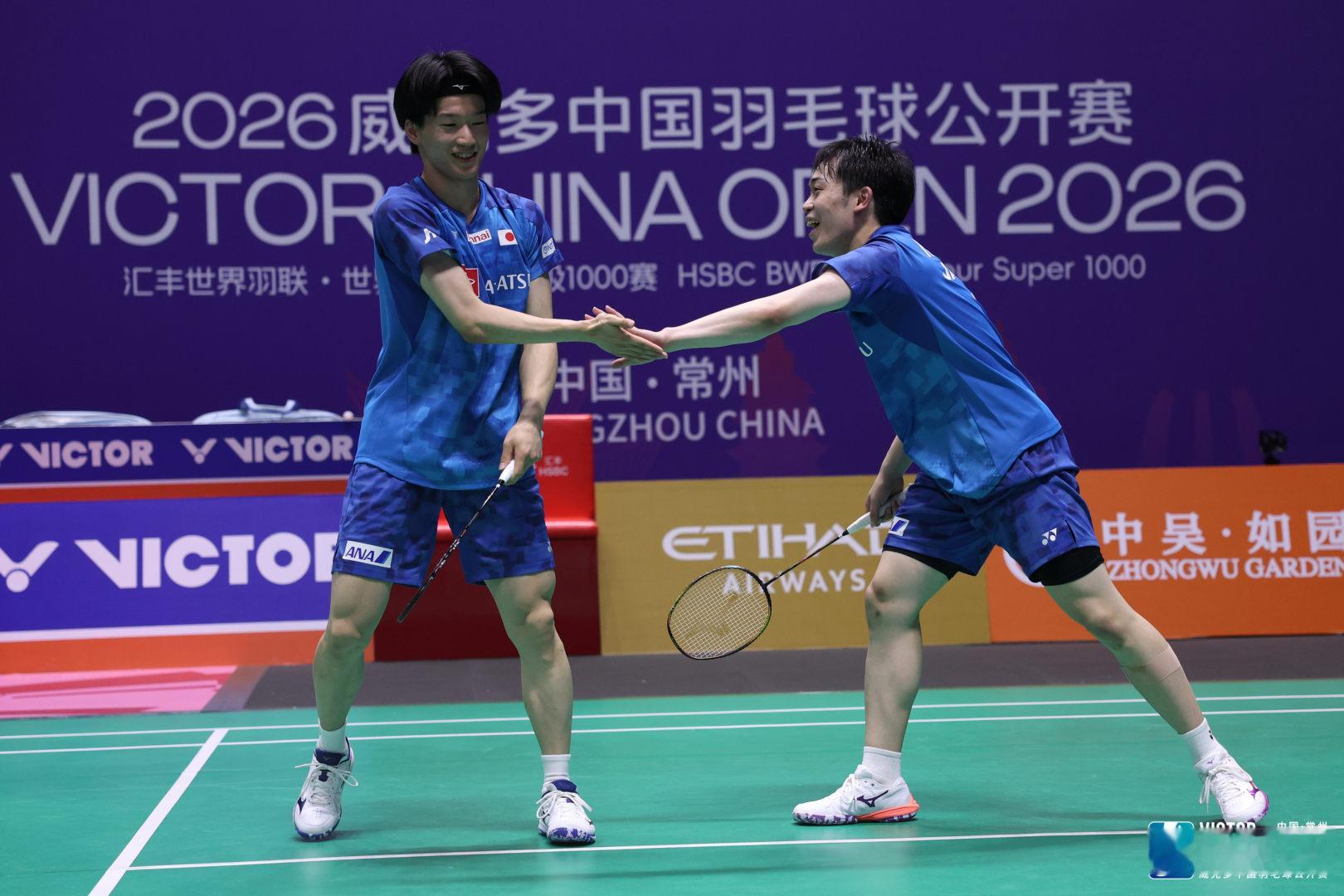 熊谷翔/西大辉🇯🇵 21-6、21-23、21-11 邱相榤/王齐麟下轮：万