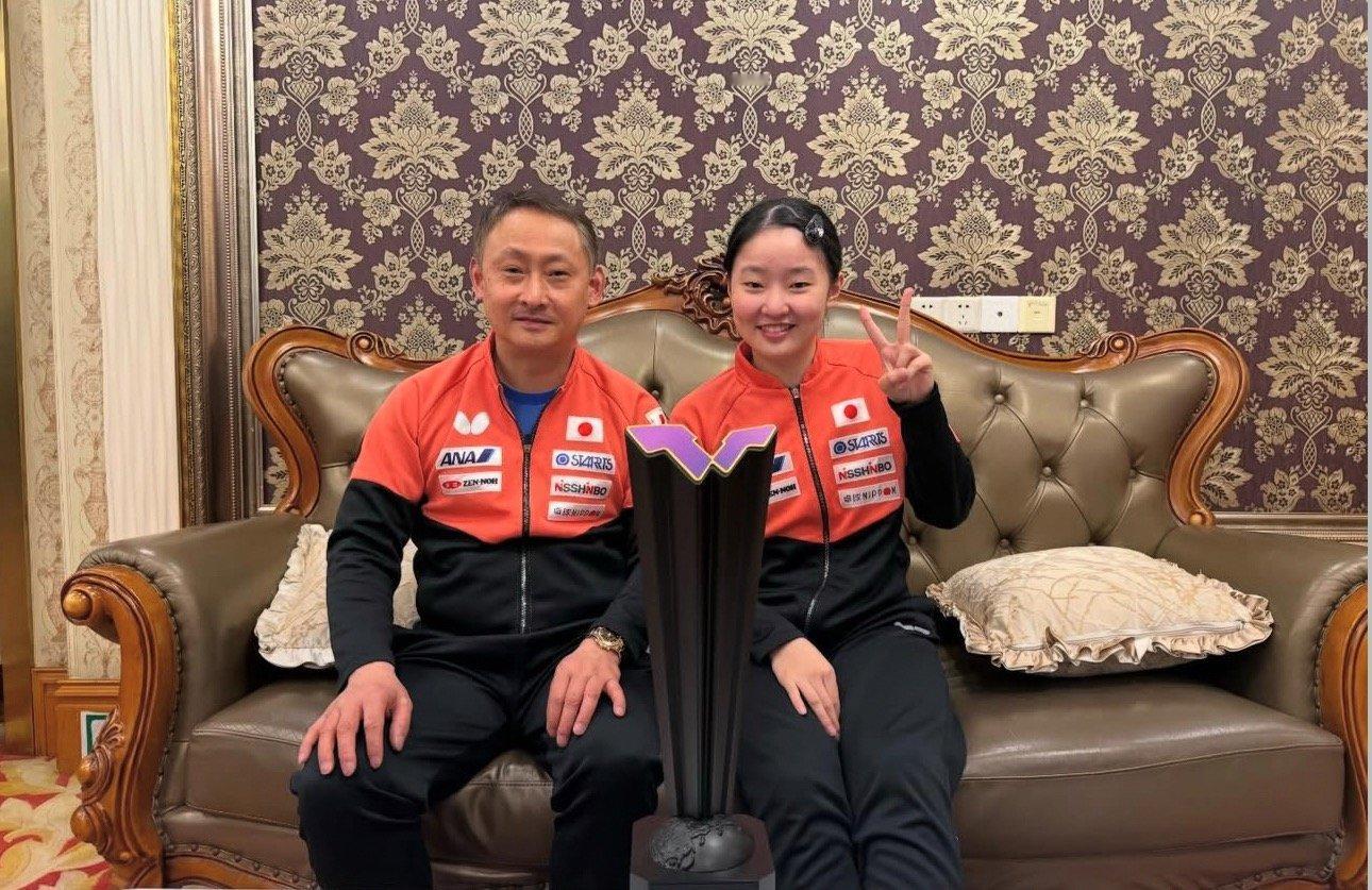 美和:我成功夺得了WTT重庆冠军赛的冠军！这是我个人职业生涯第一次获得冠军赛（C