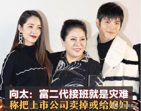 向太又出金句！谈及家产分配超清醒：就算把公司卖掉，或者直接给儿媳妇，也绝不会交给