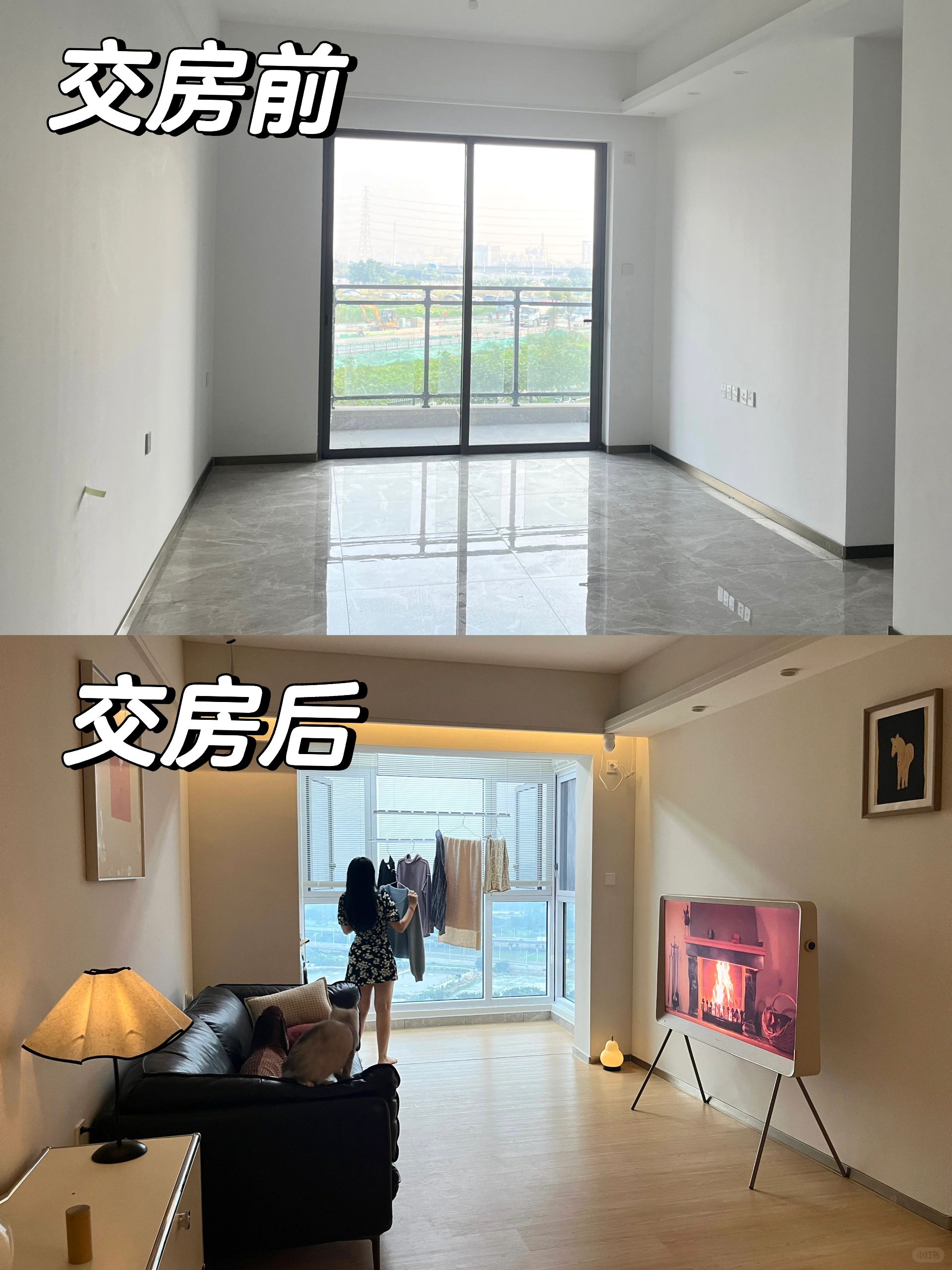 阳台封了 我妈问 客人来了怎么晾衣服😃