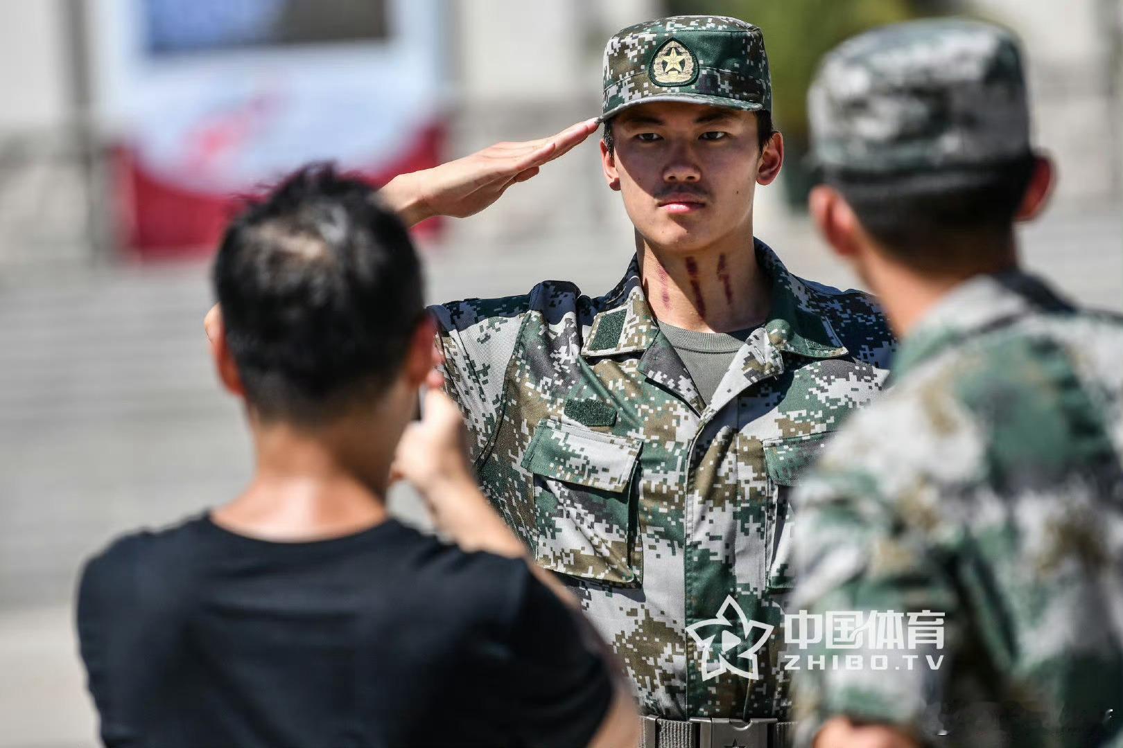 10.9环         『9479』20190828 中国游泳队队军训队列汇