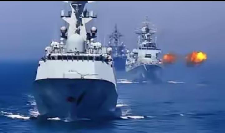 “中国空军：立即离开，否则将对你采取措施！9月2日，南部战区组织海空兵力，位中国