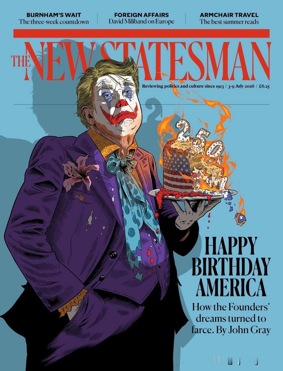 如今英国人也来凑热闹了！《新政治家》（New Statesman）周刊——就像波