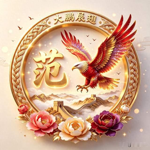 大鹏展翅国风姓氏头像！