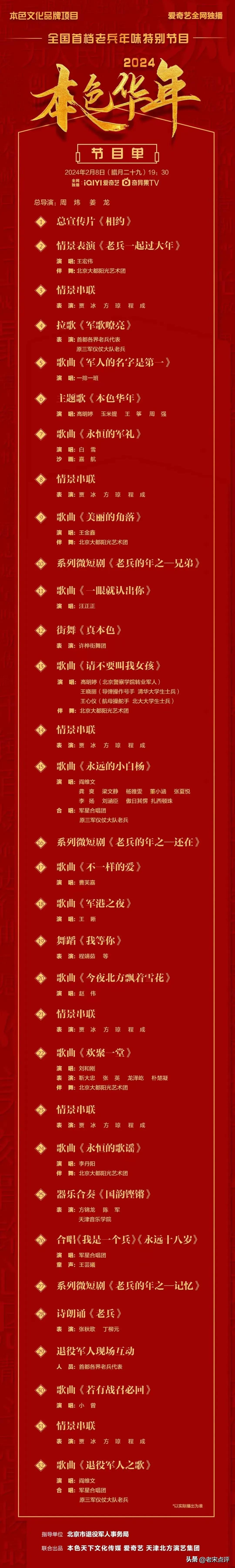 #龙年两档兵味春晚迎新春# 

#2024本色华年特别节目#

 2月8日（腊月