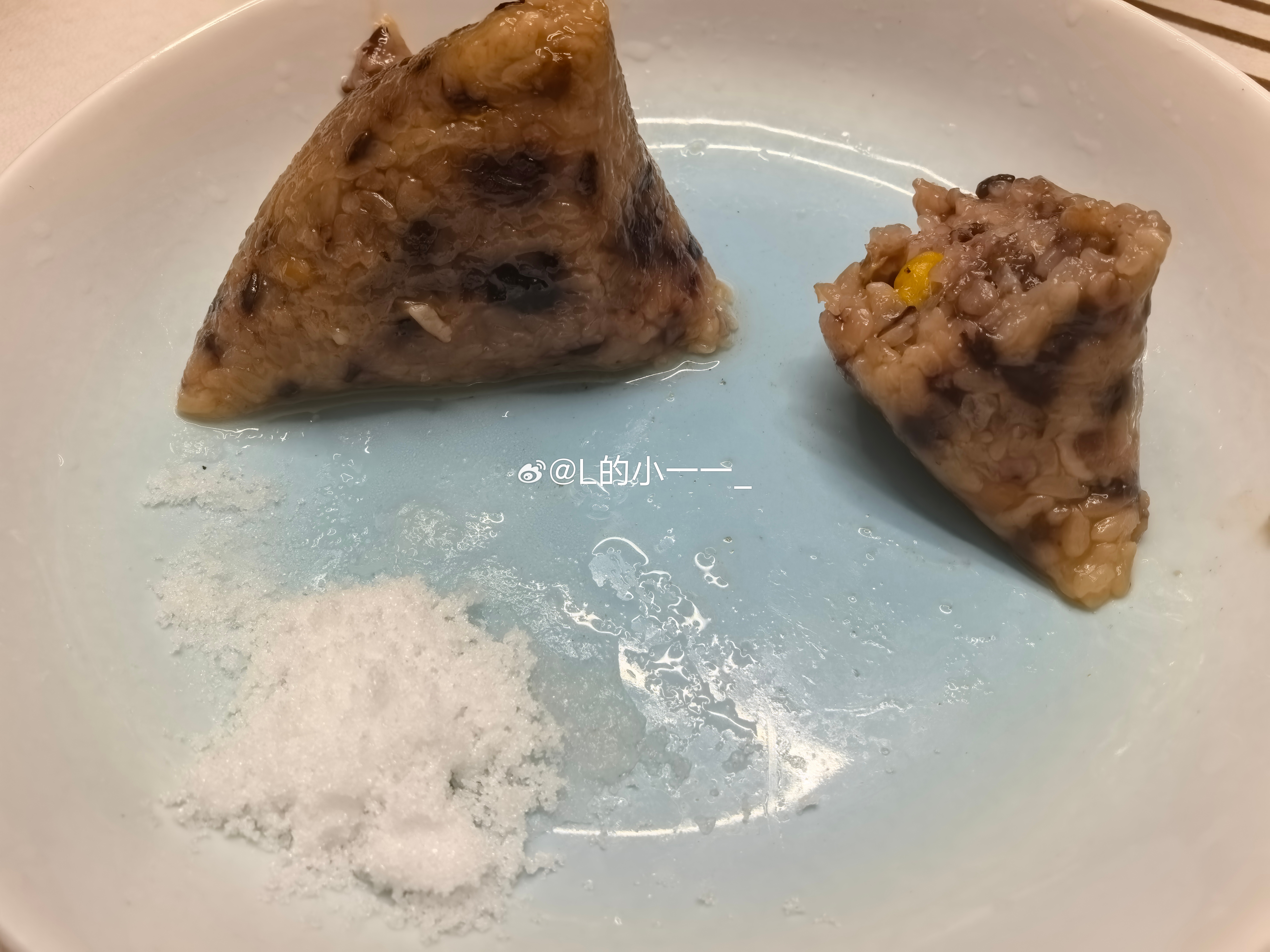 果然粽子还得吃甜的。～李一一的碎碎念