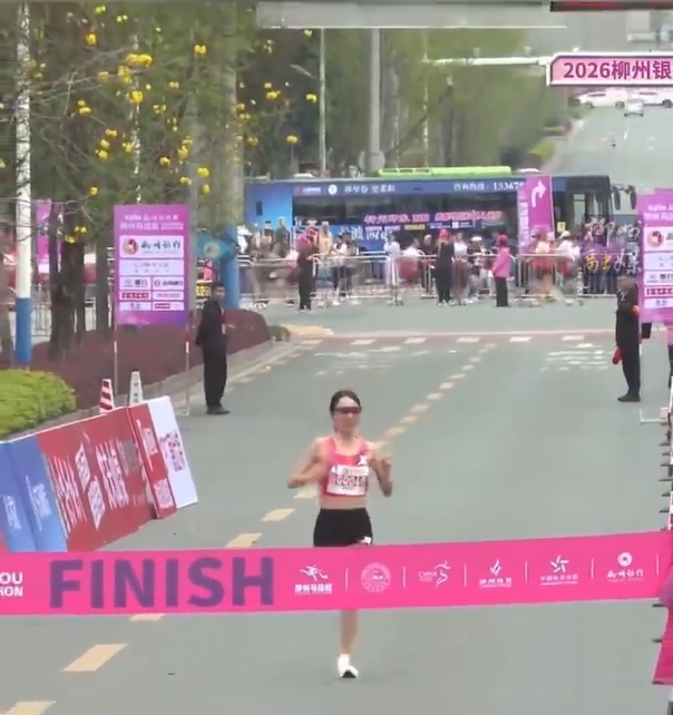一周两冠！张水华柳州马拉松2小时36分22秒夺冠 时隔一周再获冠军
