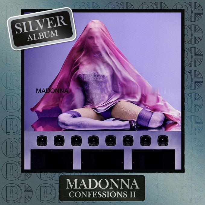 Madonna的专辑CONFESSIONS II在英国的销量已突破六万，正式获得
