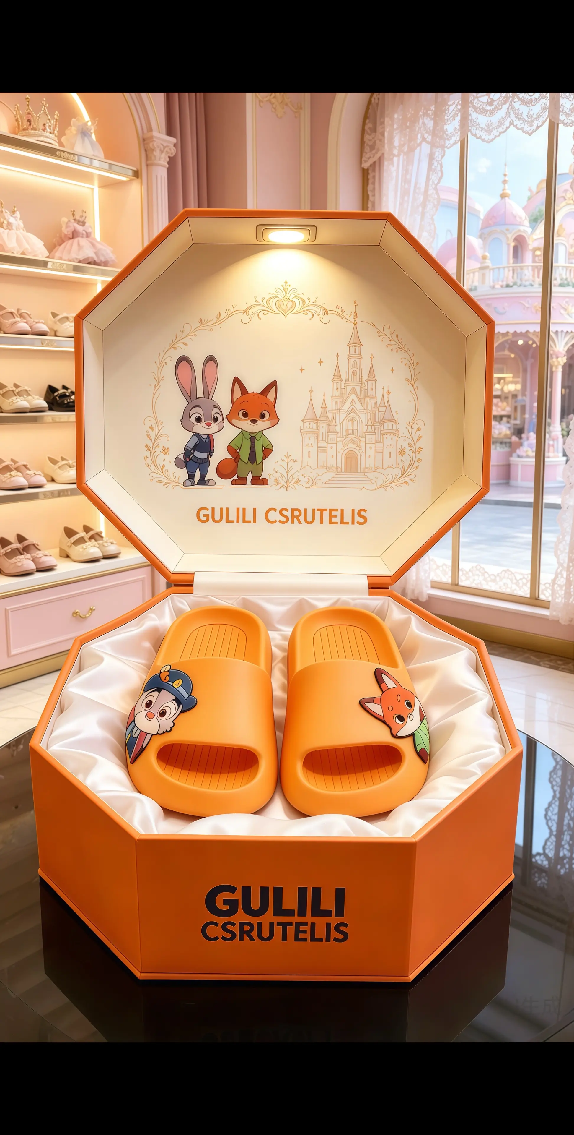 亲子拖鞋洗澡拖鞋 儿童拖鞋卡通拖鞋 朱迪尼克