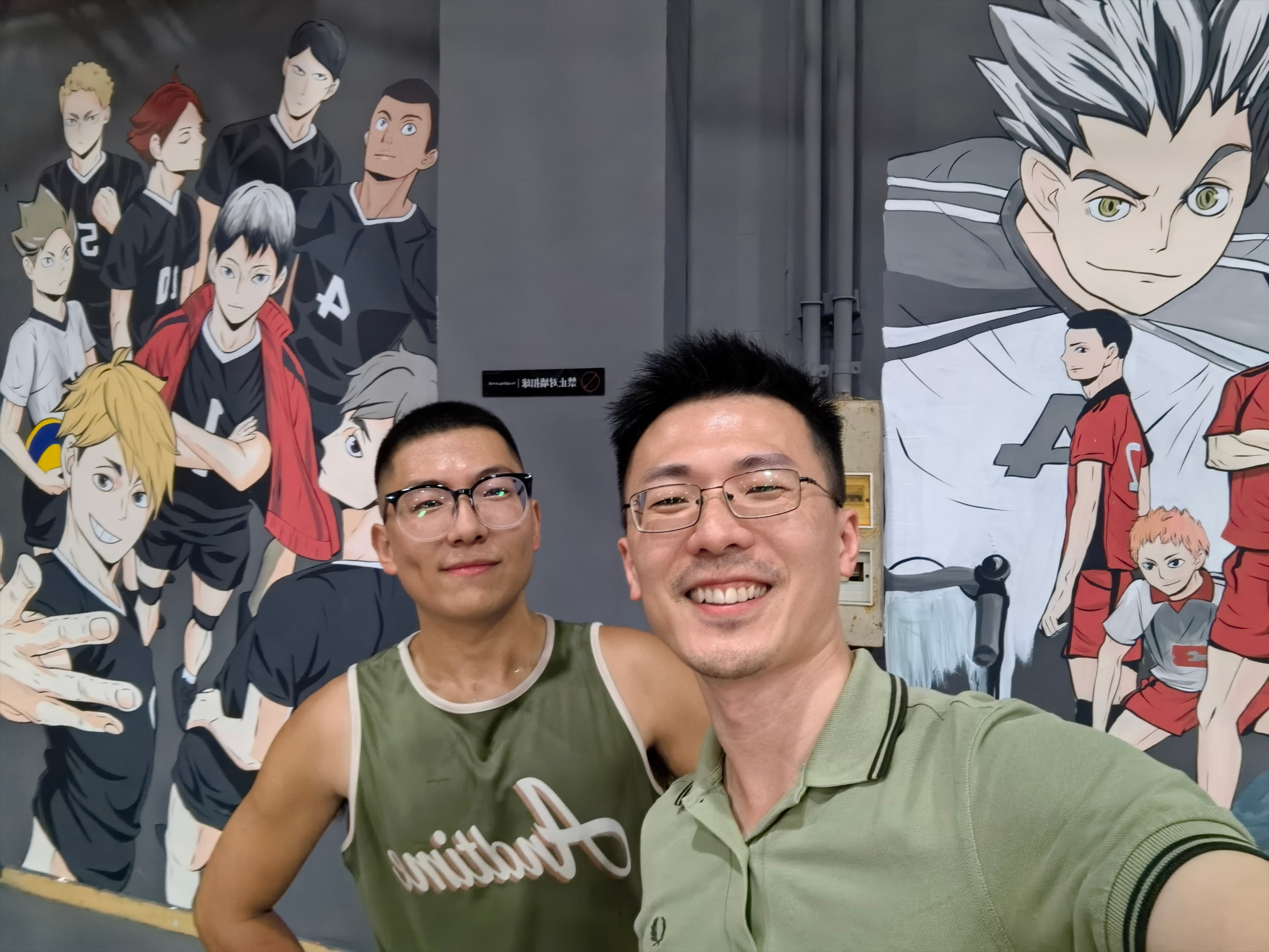 老球友一起复出打球了！ ​​​