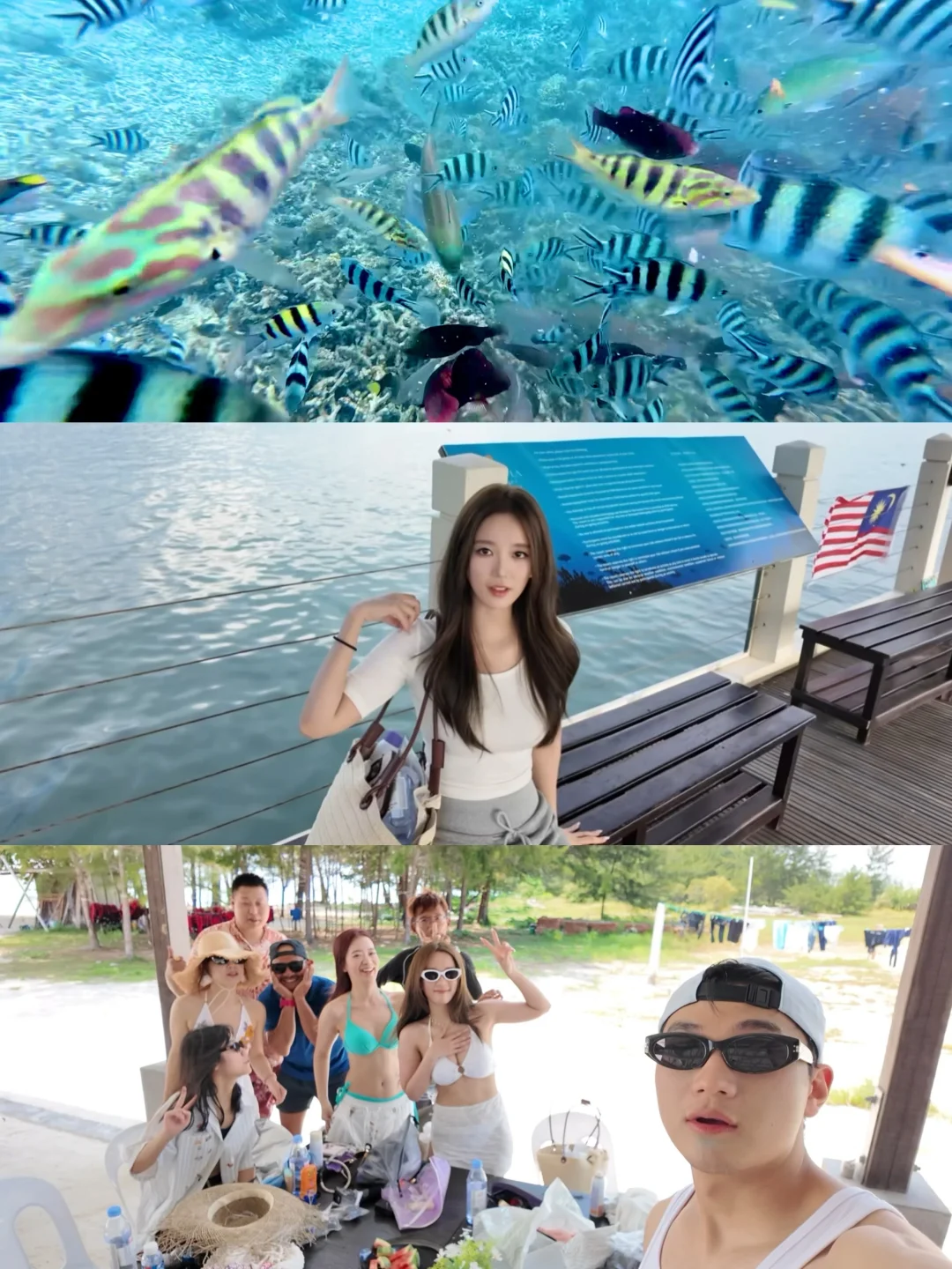 亚庇环滩岛NCA🇲🇾🌴🌊✨🐟浮潜真的好好玩🐠