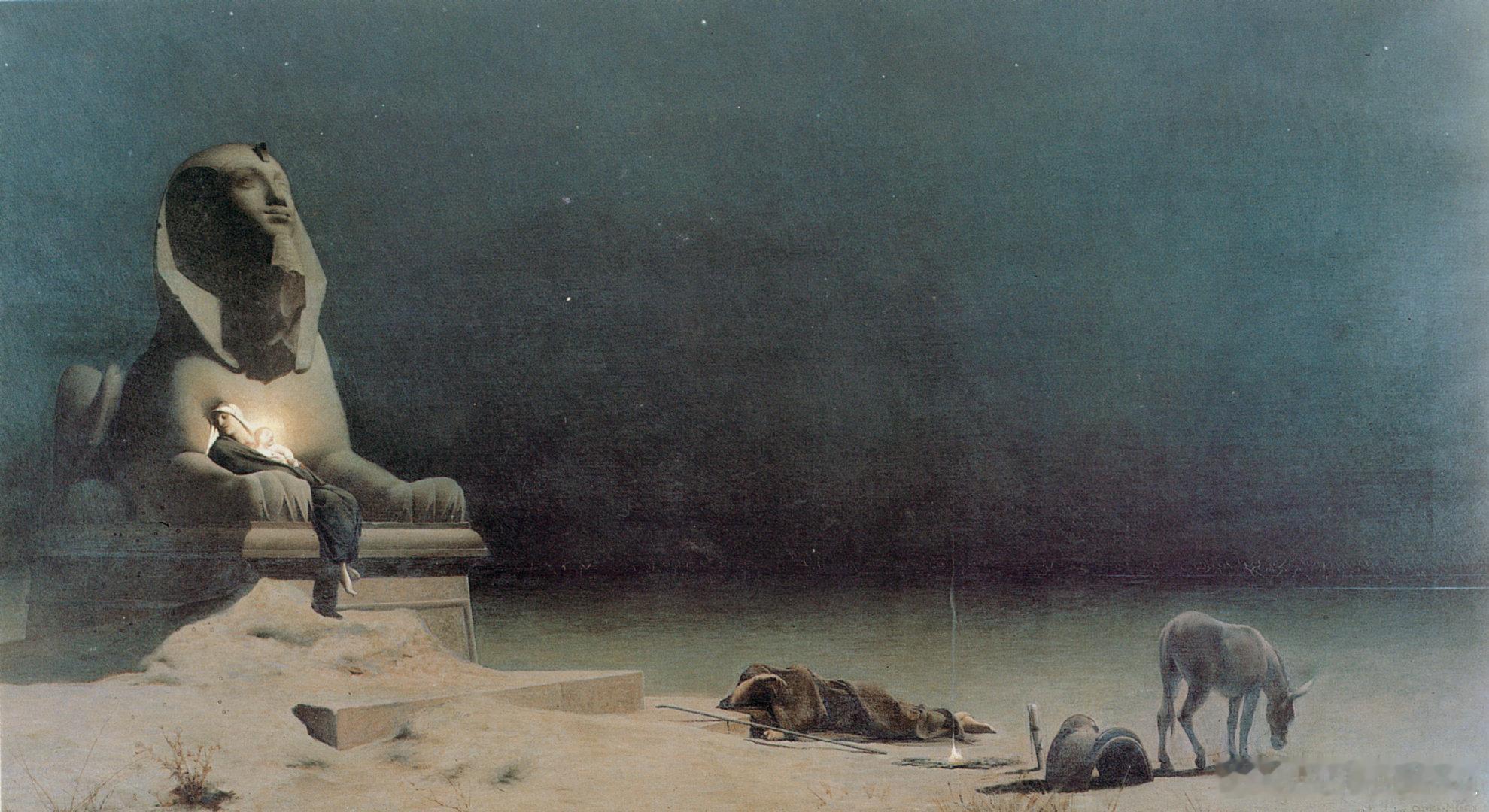 西洋历史文化鱼缸 法国学院派画家Luc-Olivier Merson (1846