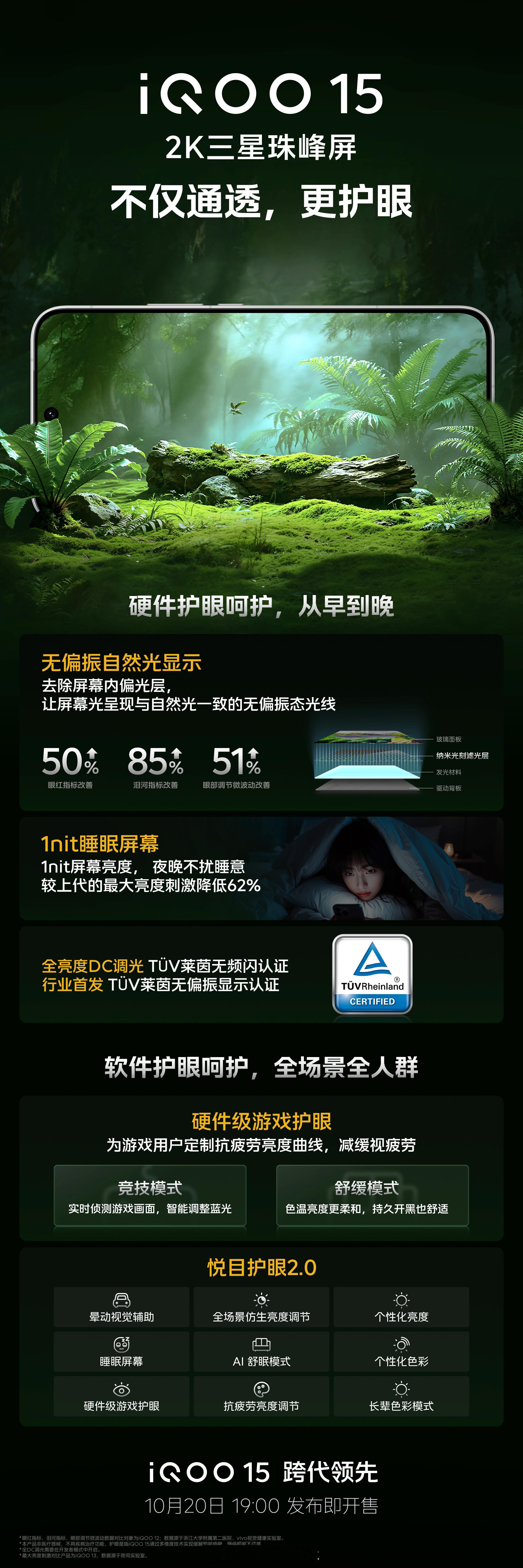 iQOO屏幕的含金量谁懂啊 iQOO 15全球首发三星2K LEAD OLED显