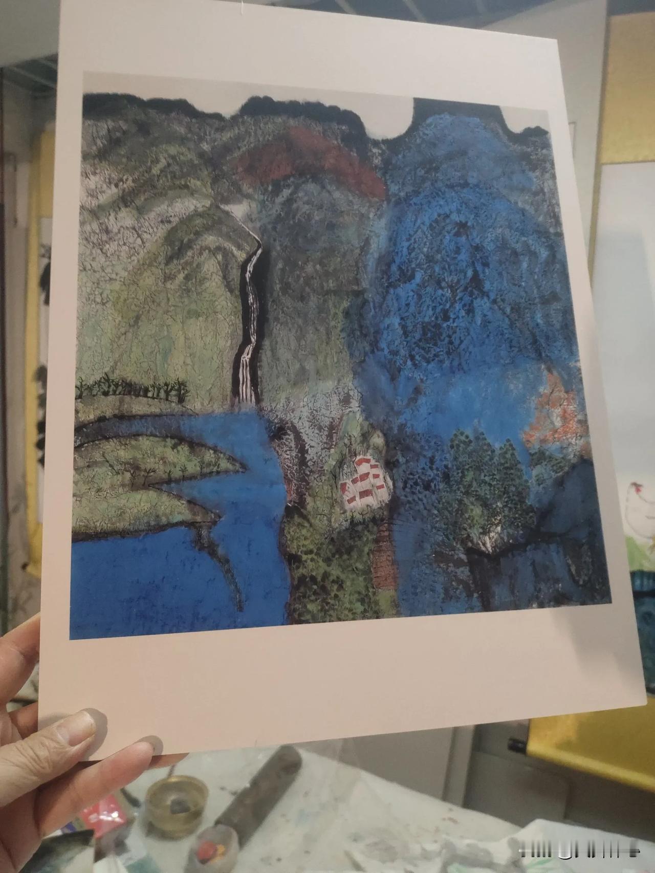 这一张，我自己创作的画。