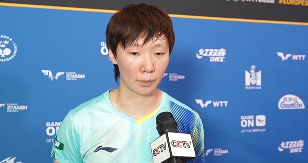 3：0战胜队友覃予萱后，王曼昱将在接下来的1/4决赛的对手，是在本届瑞典大满贯比