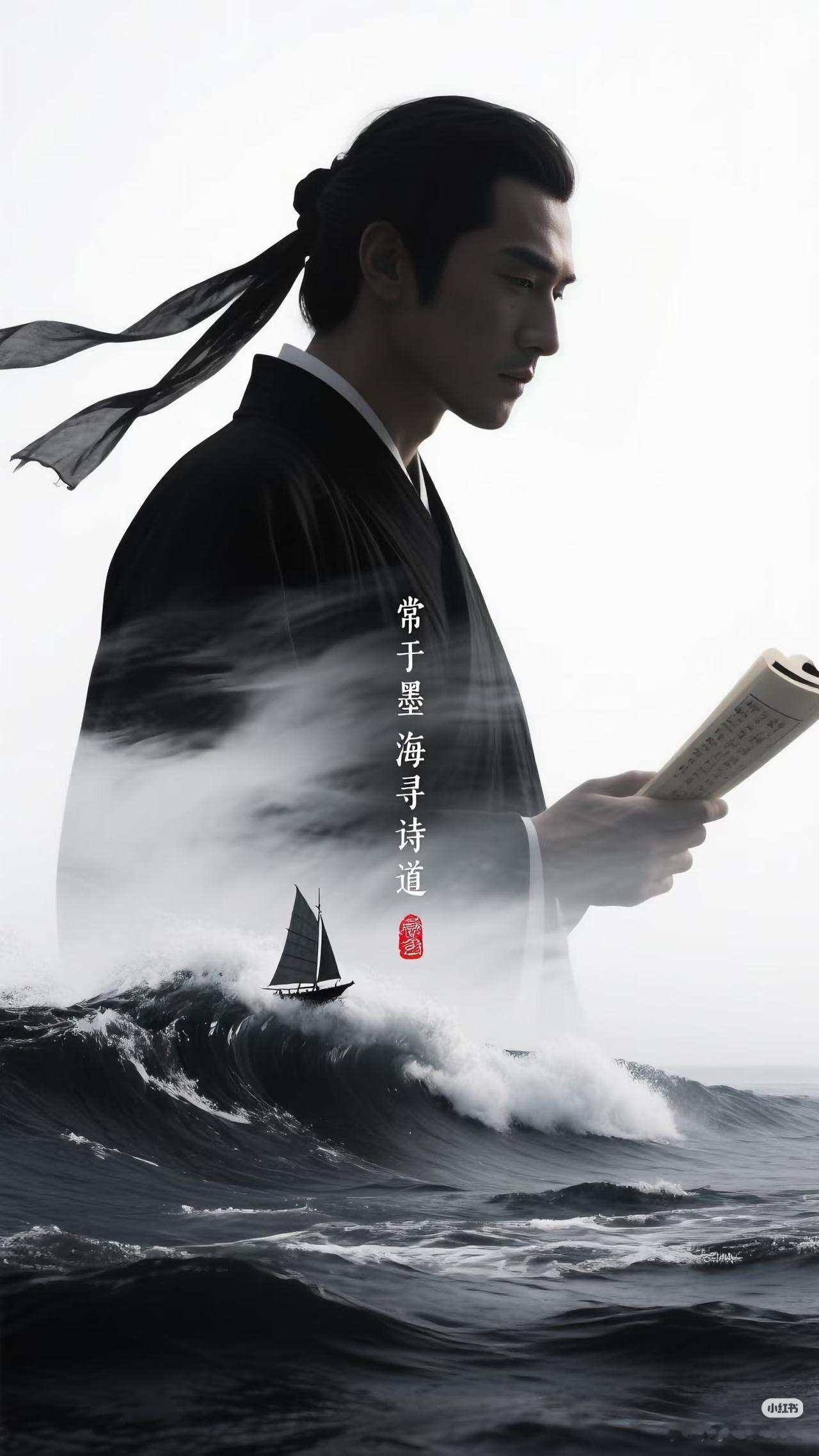 上联：
常与墨海寻诗道，
下联：？