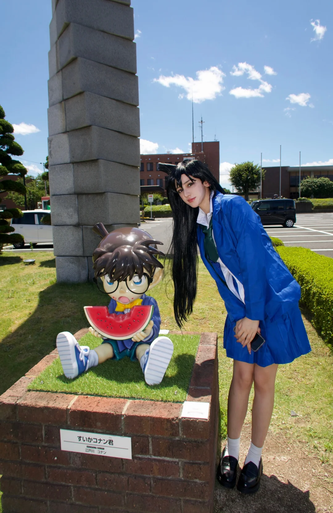 打卡作者故乡柯南小镇～