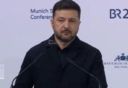 【泽连斯基在慕尼黑安全会议上猛烈抨击普京： “普京的生活方式与普通人截然不同。他