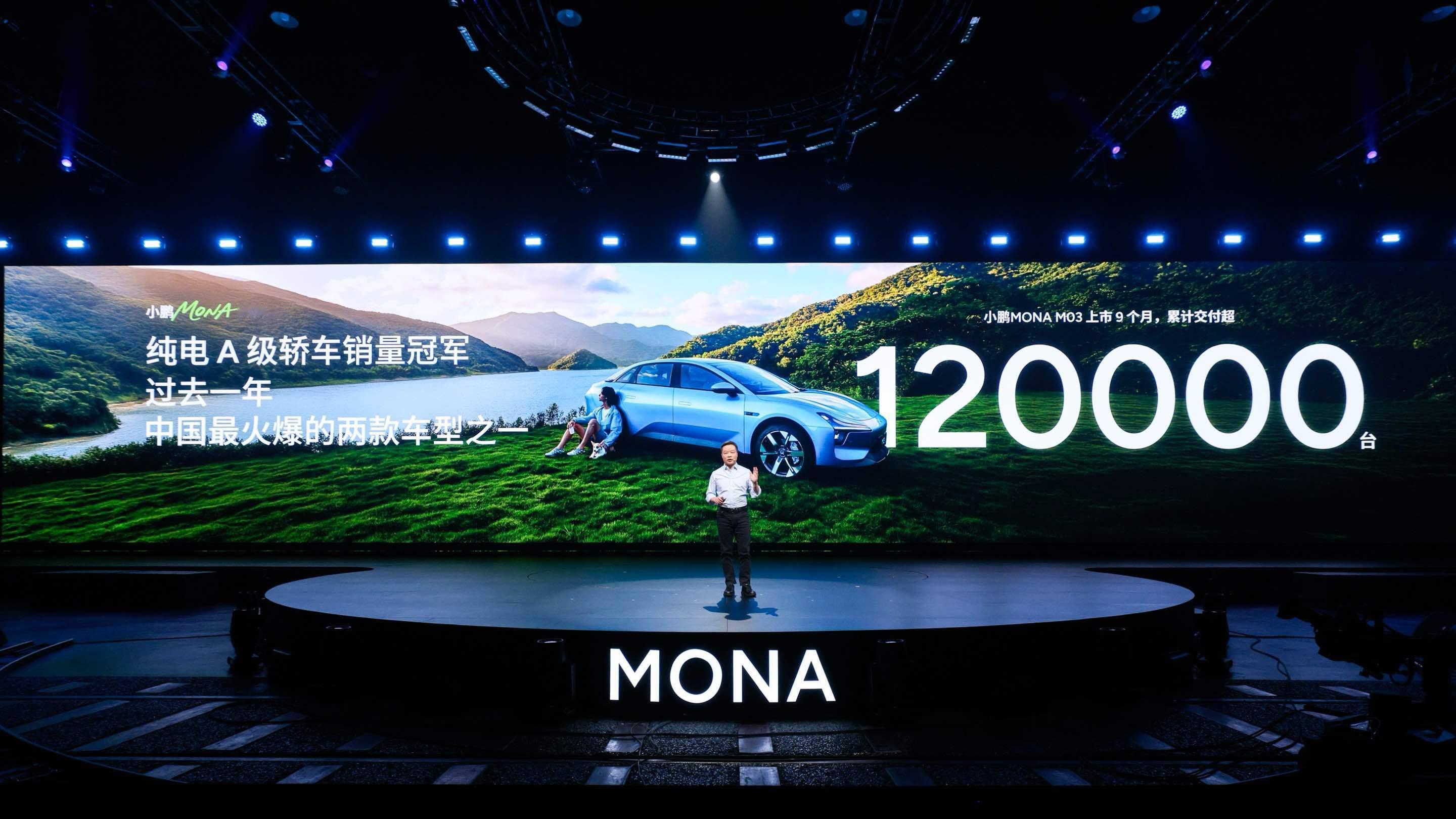 AI智能纯电掀背轿跑——小鹏MONA M03 Max它来了！超价位段的年轻外观设