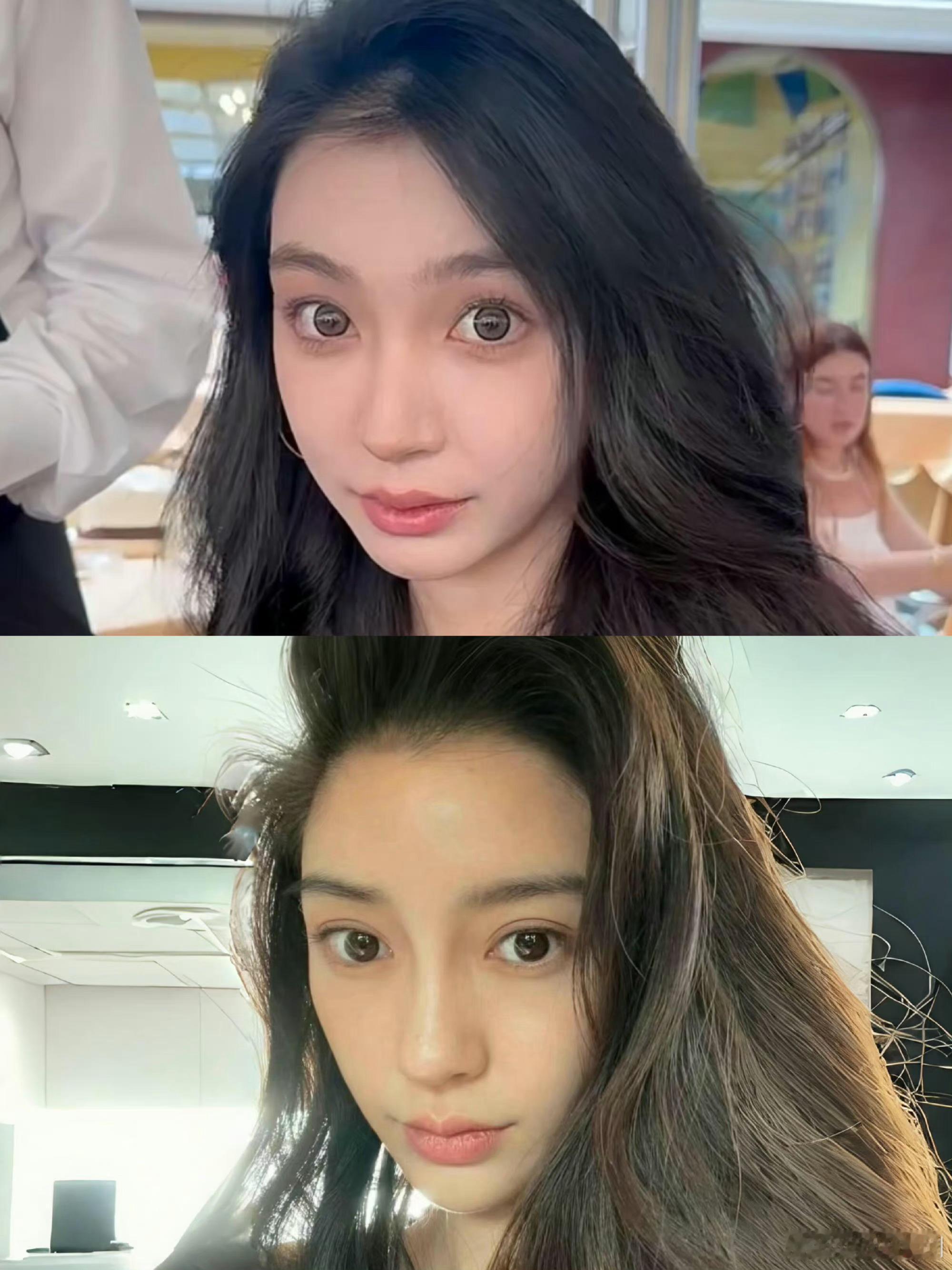 感觉易梦玲现在和Angelababy简直长得一模一样了 ​​​