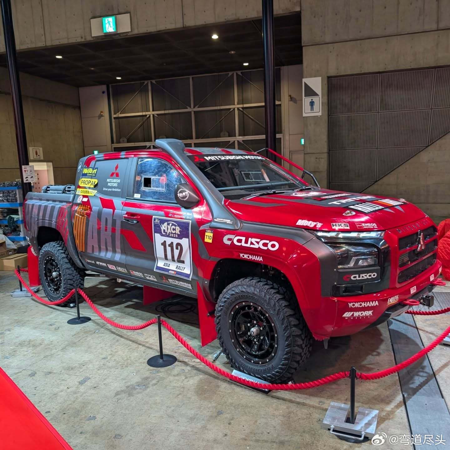 越野车  三菱2025XCR優勝赛车XCR三菱自動車三菱l200国产积木已经进化