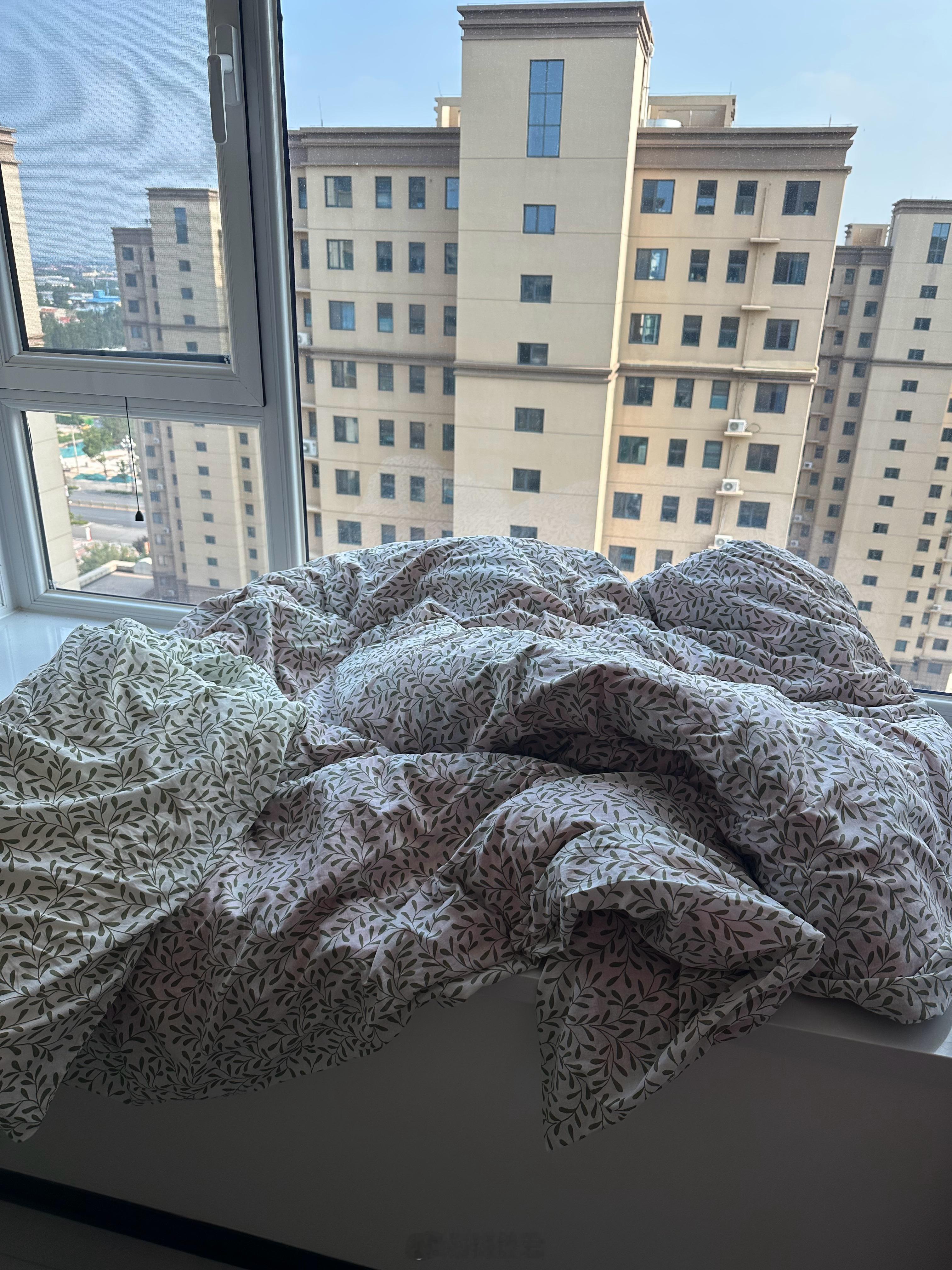卧室带飘窗是好看，但是一般都好看不好用，是很鸡肋，我经常用来晒晒被子。。。 ​​