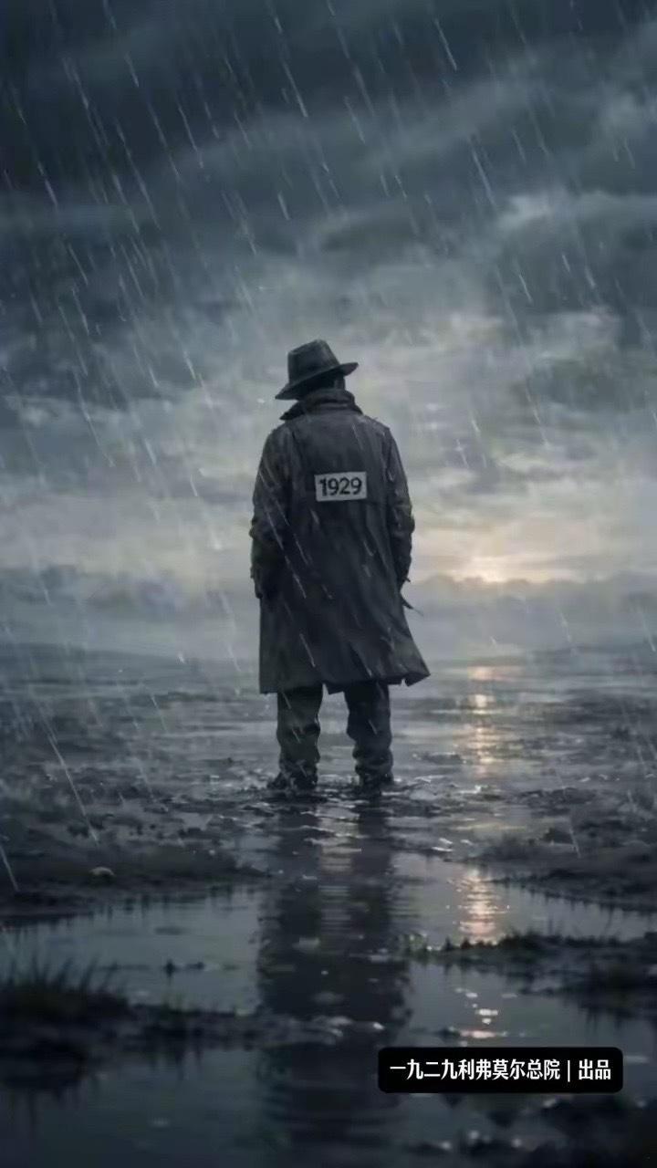 伟大的交易员。一九二九利弗莫尔总院出品。有时候，市场就像这场雨，冰冷漫长，看不到