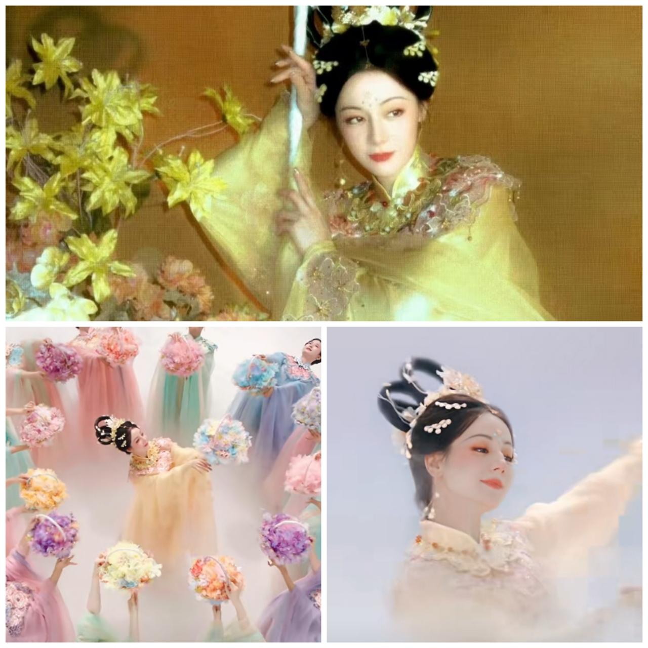 河南卫视2025中秋奇妙游，迪丽热巴身穿3种非遗演绎天女，云肩汉服、灵雀缀宝冠、