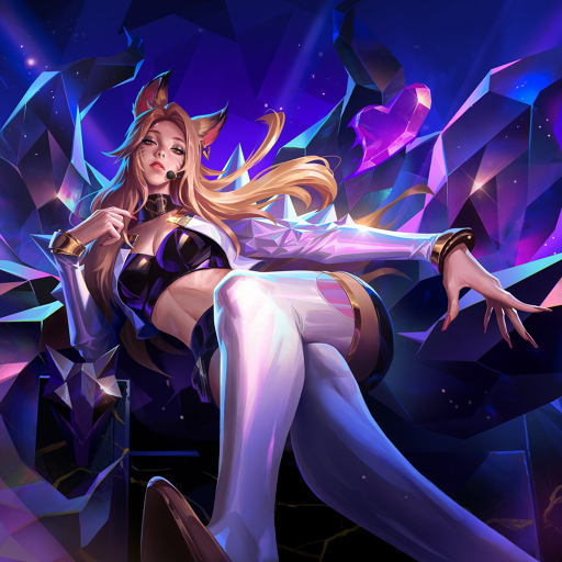 云顶之弈新的小小英雄原画KDA 阿狸暗星 拉克丝腥红之月 厄运小姐