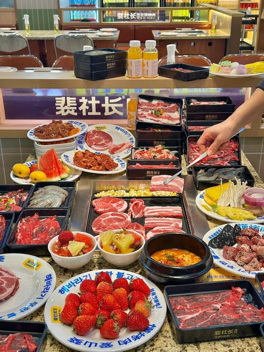 杭州新开！！扶墙出的韩式烤肉自助！！！